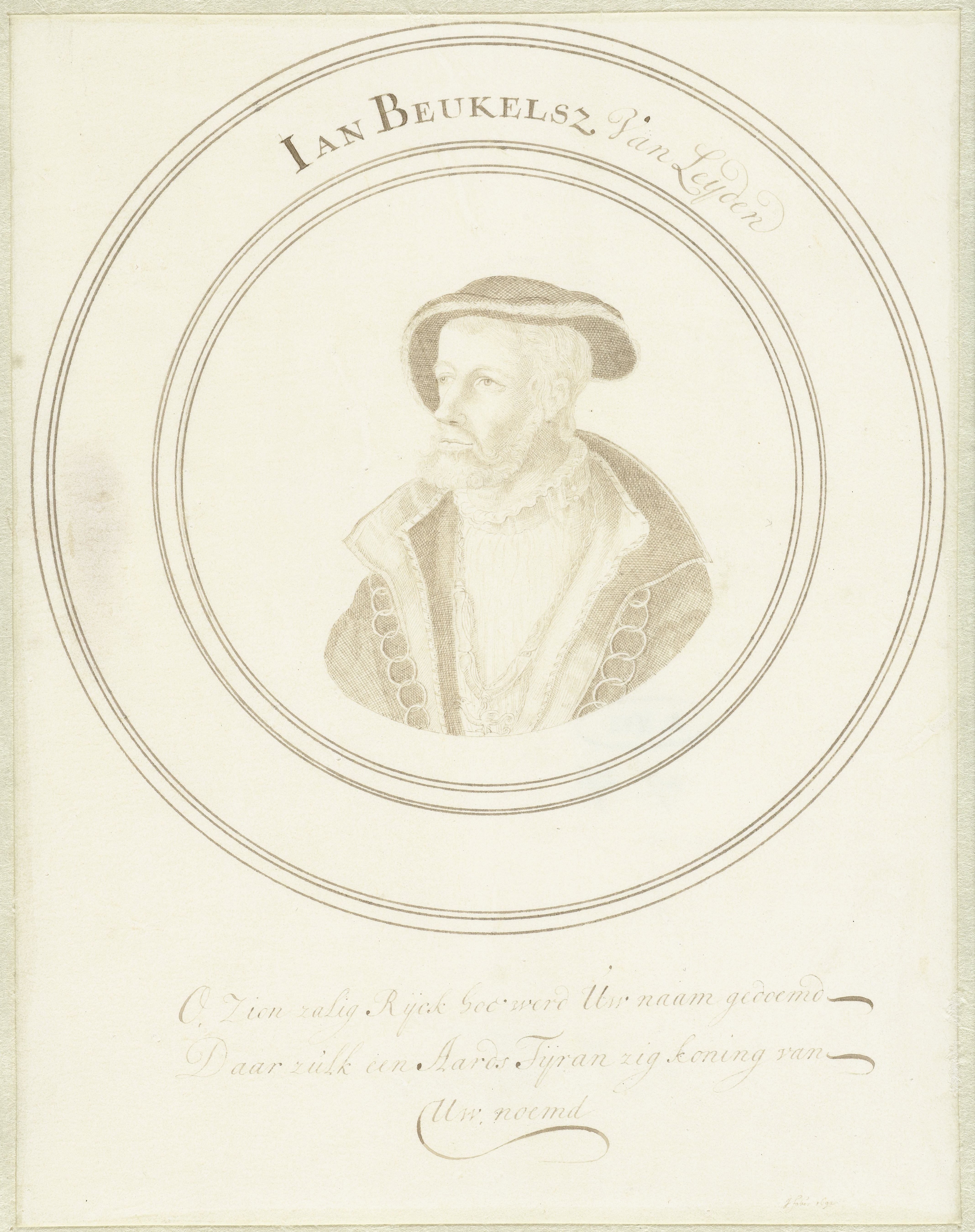 Portret van Jan Beukelsz. van Leyden