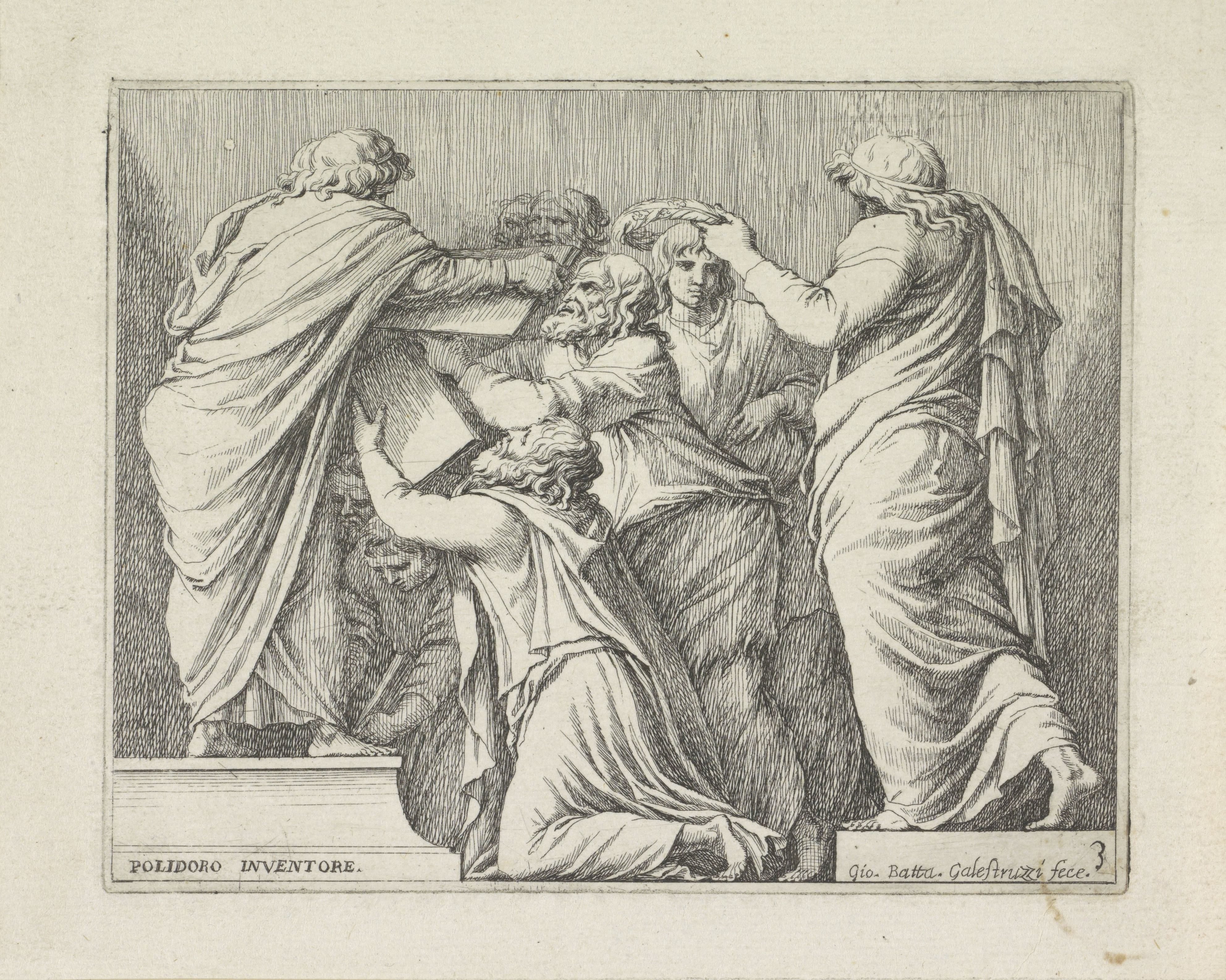 Lycurgus en Numa Pompilius geven de Romeinen de wetten