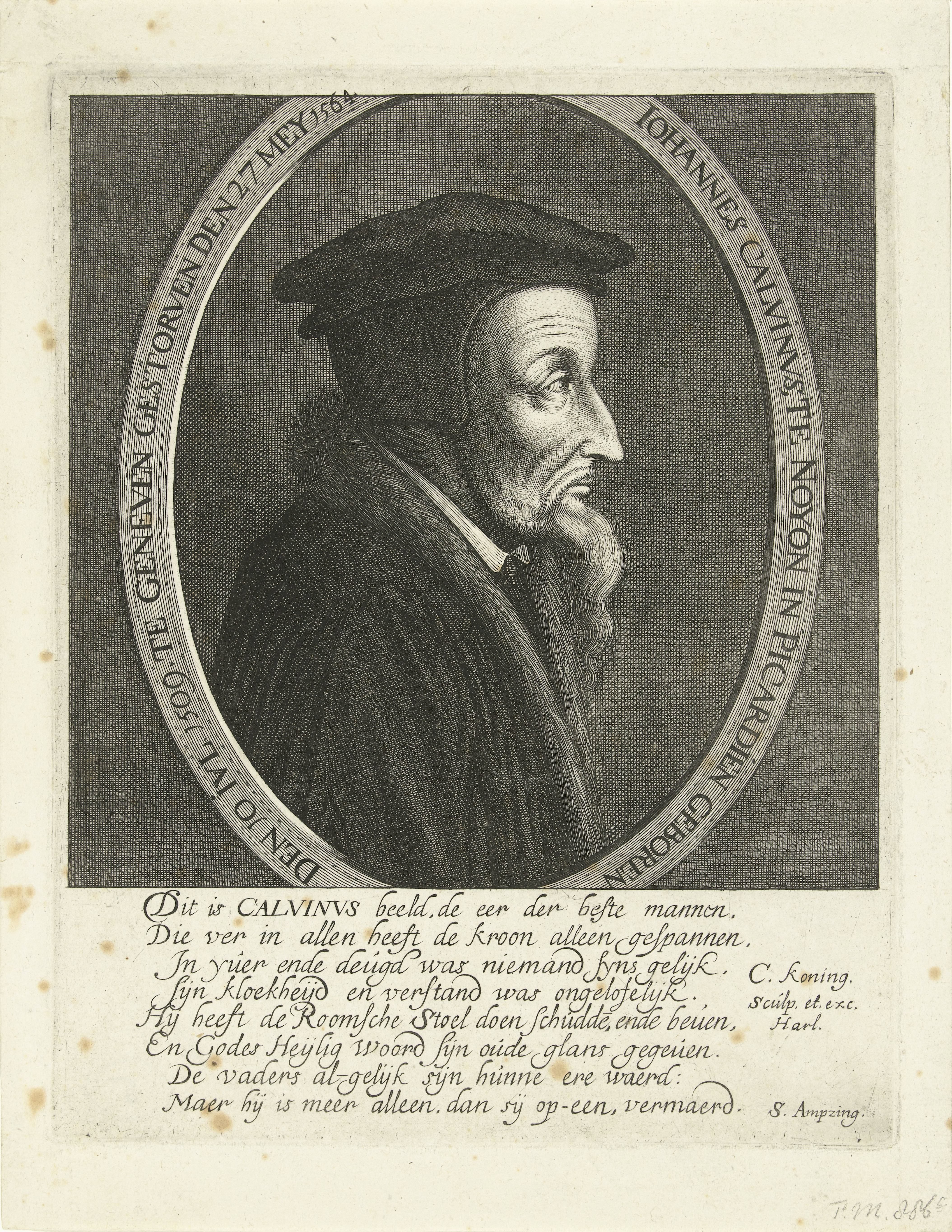 Portret van Johannes Calvijn