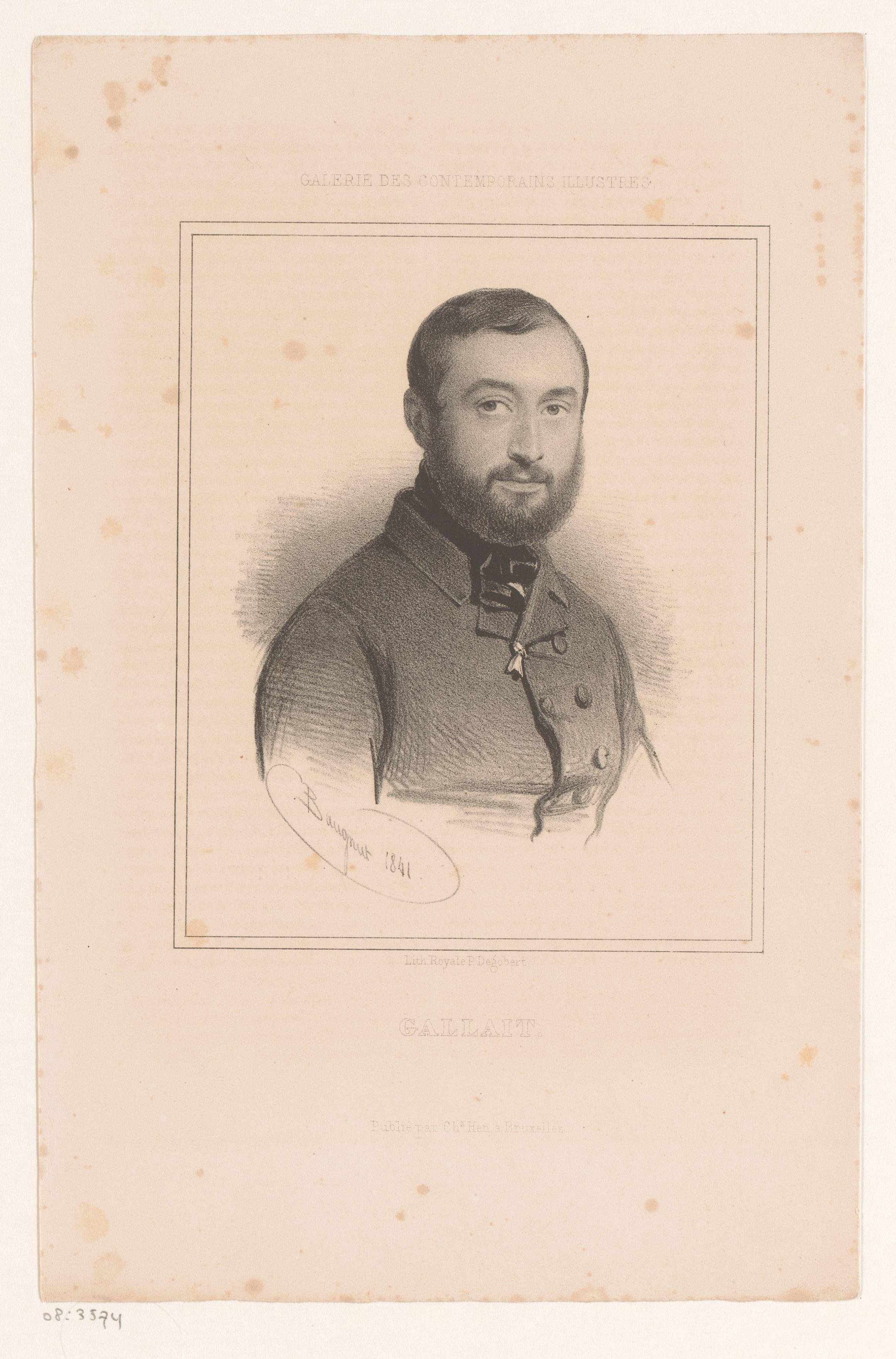 Portret van Louis Gallait