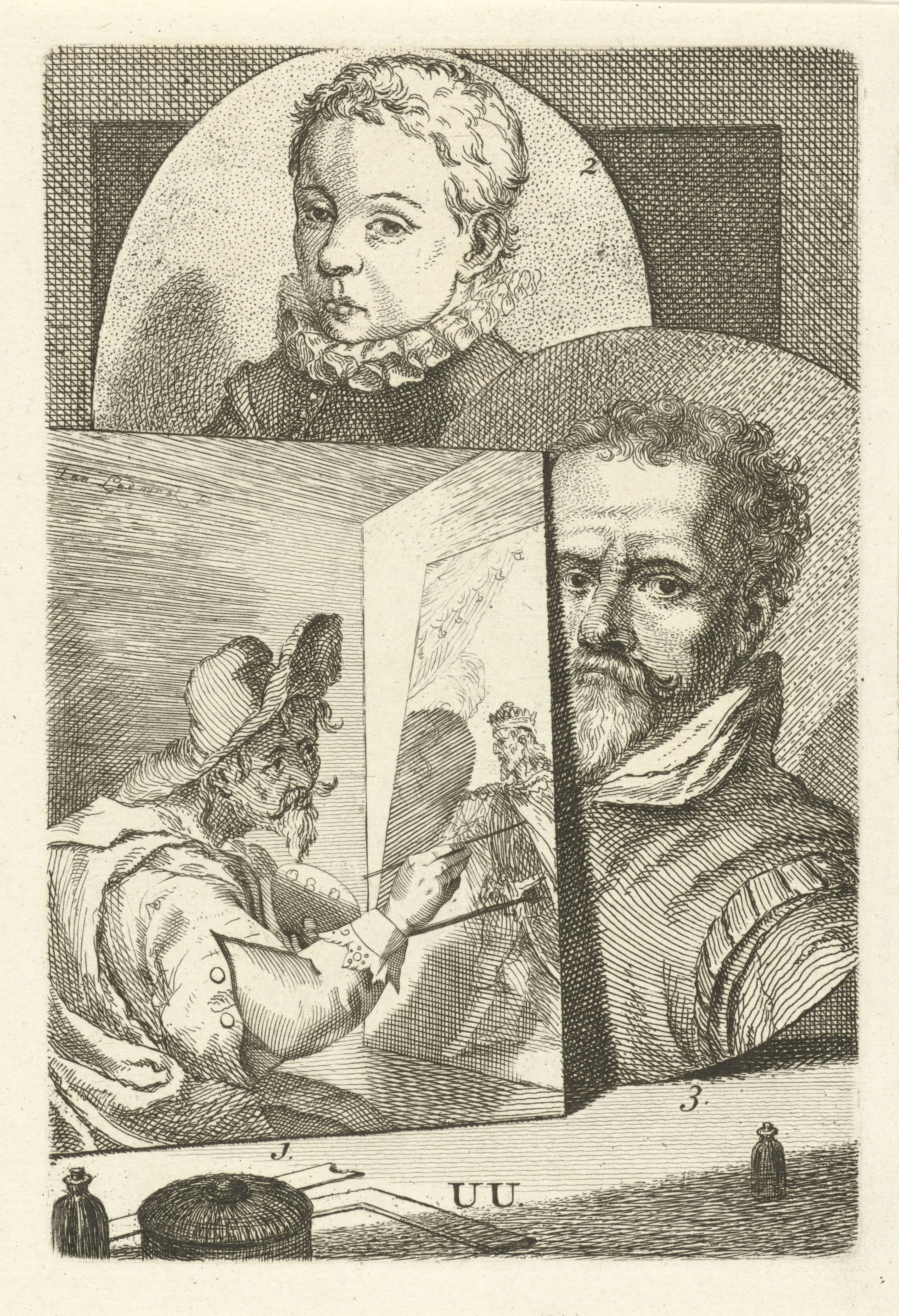 Portretten van Joachim Wtewael, Zacharias Dolendo en Hendrik de Keyser I