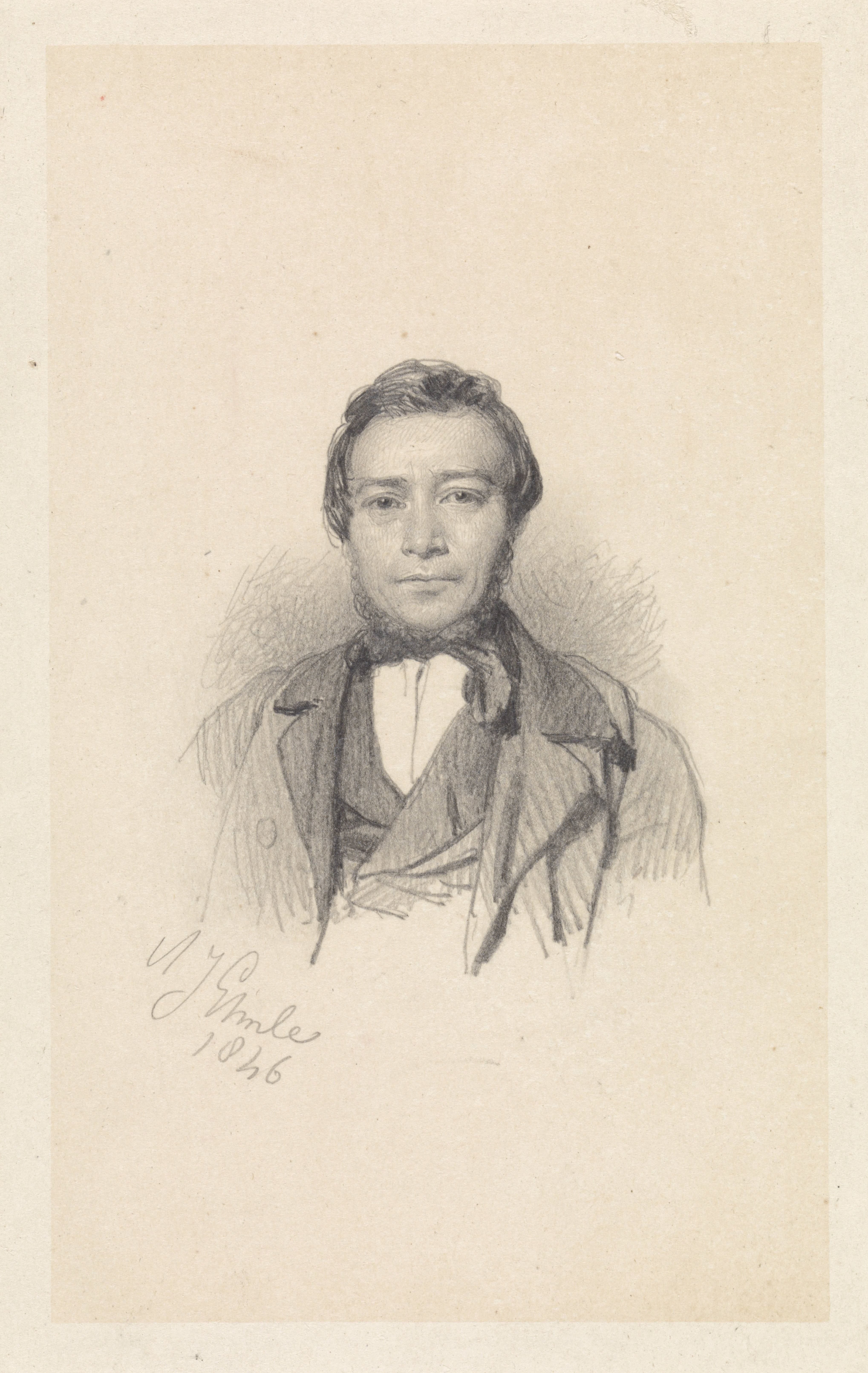 Portret van Christiaan Lodewijk Willem Dreibholz