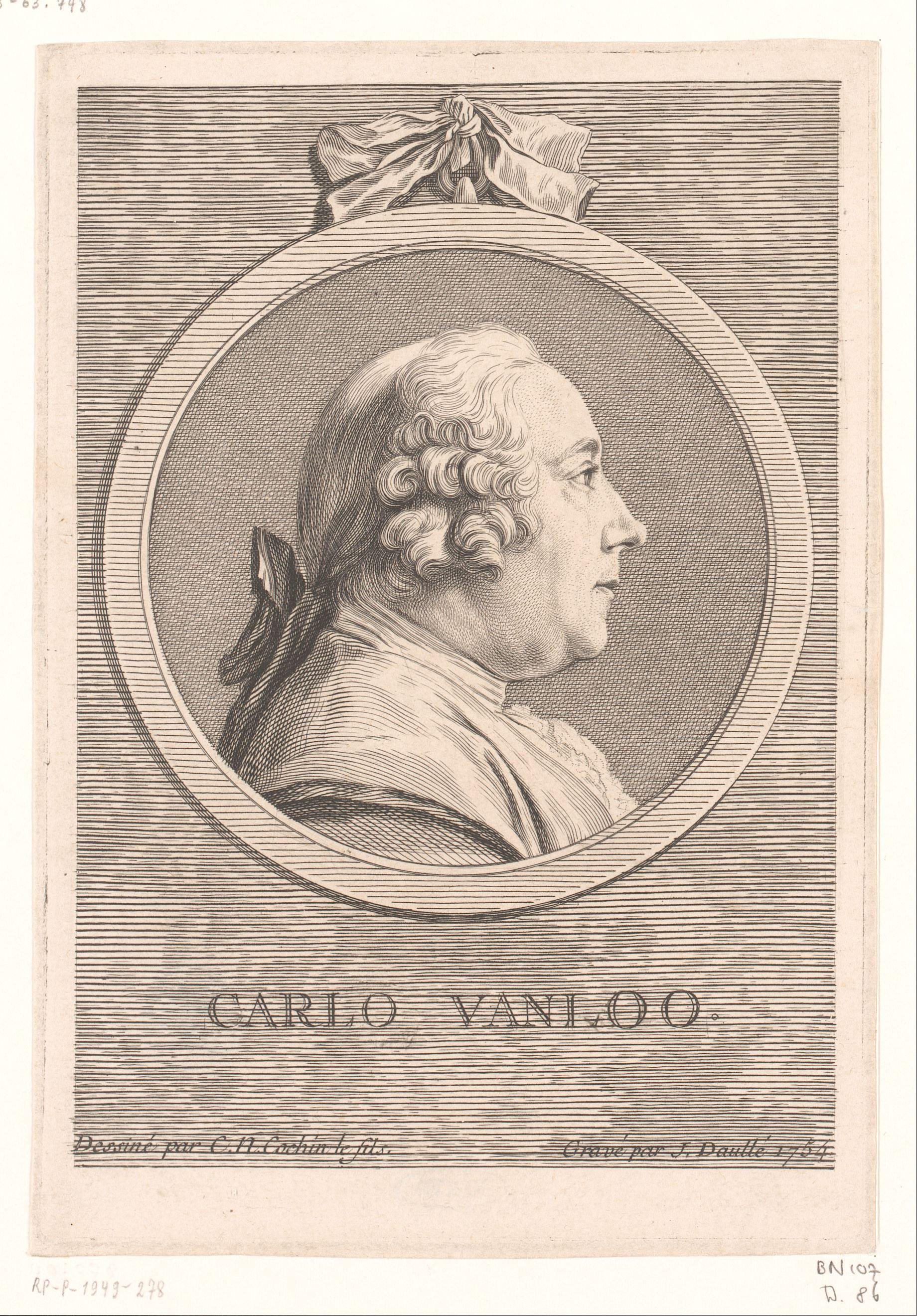 Portret van Carle van Loo
