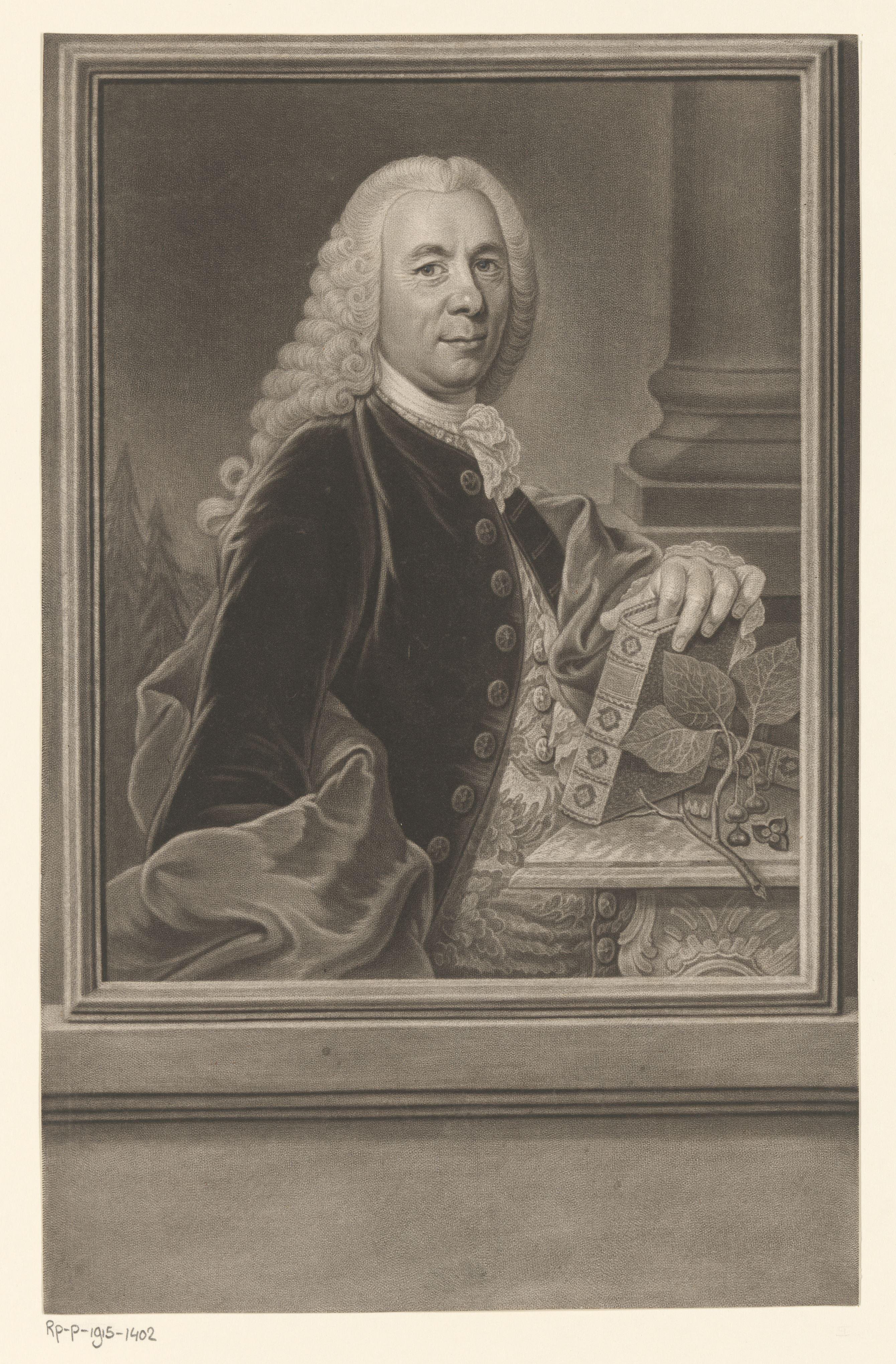Portret van Christoph Jacob Trew