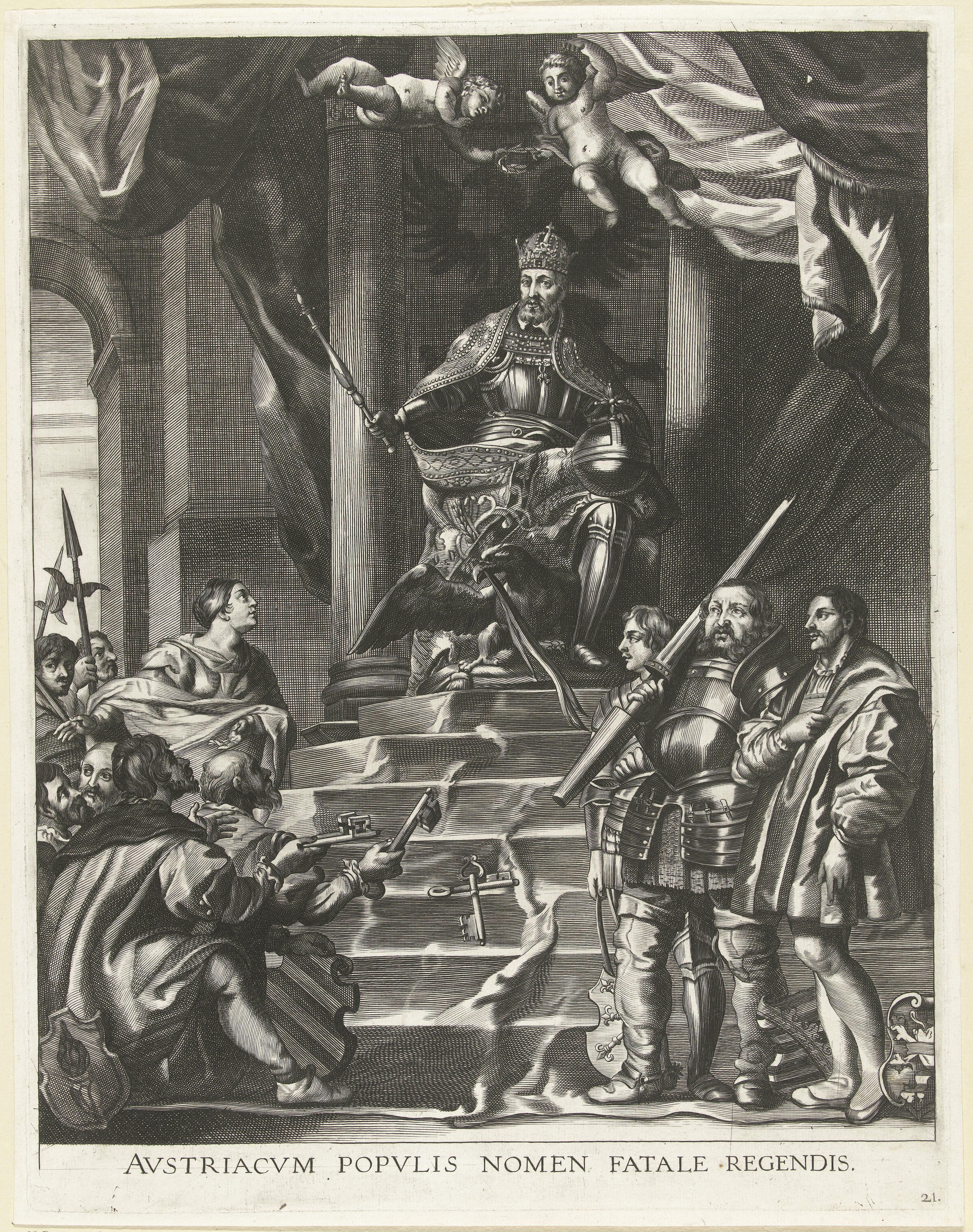 Opstandige Duitse vorsten overwonnen door keizer Karel V; intocht van Ferdinand te Gent in 1635