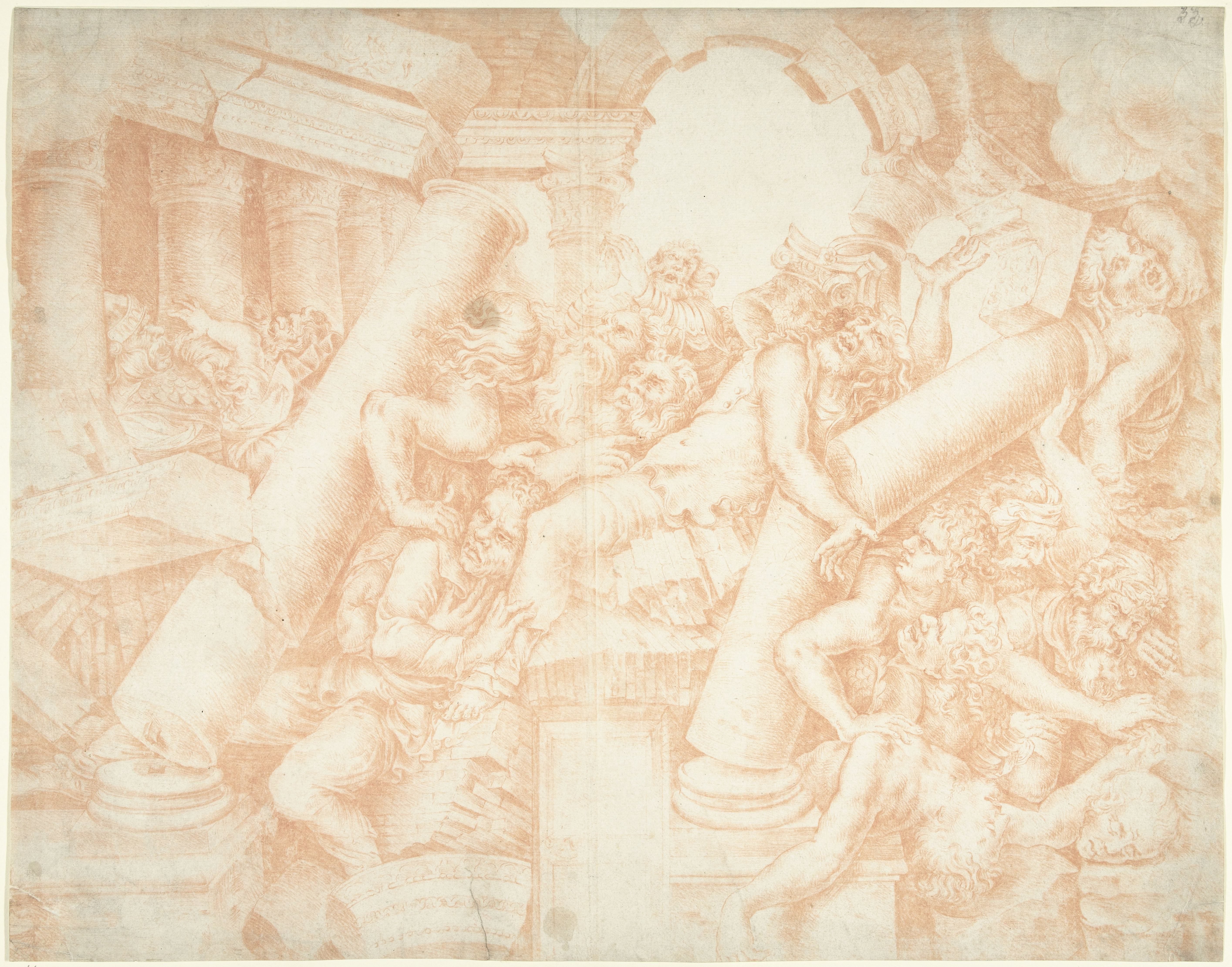 Samson vernietigt de tempel