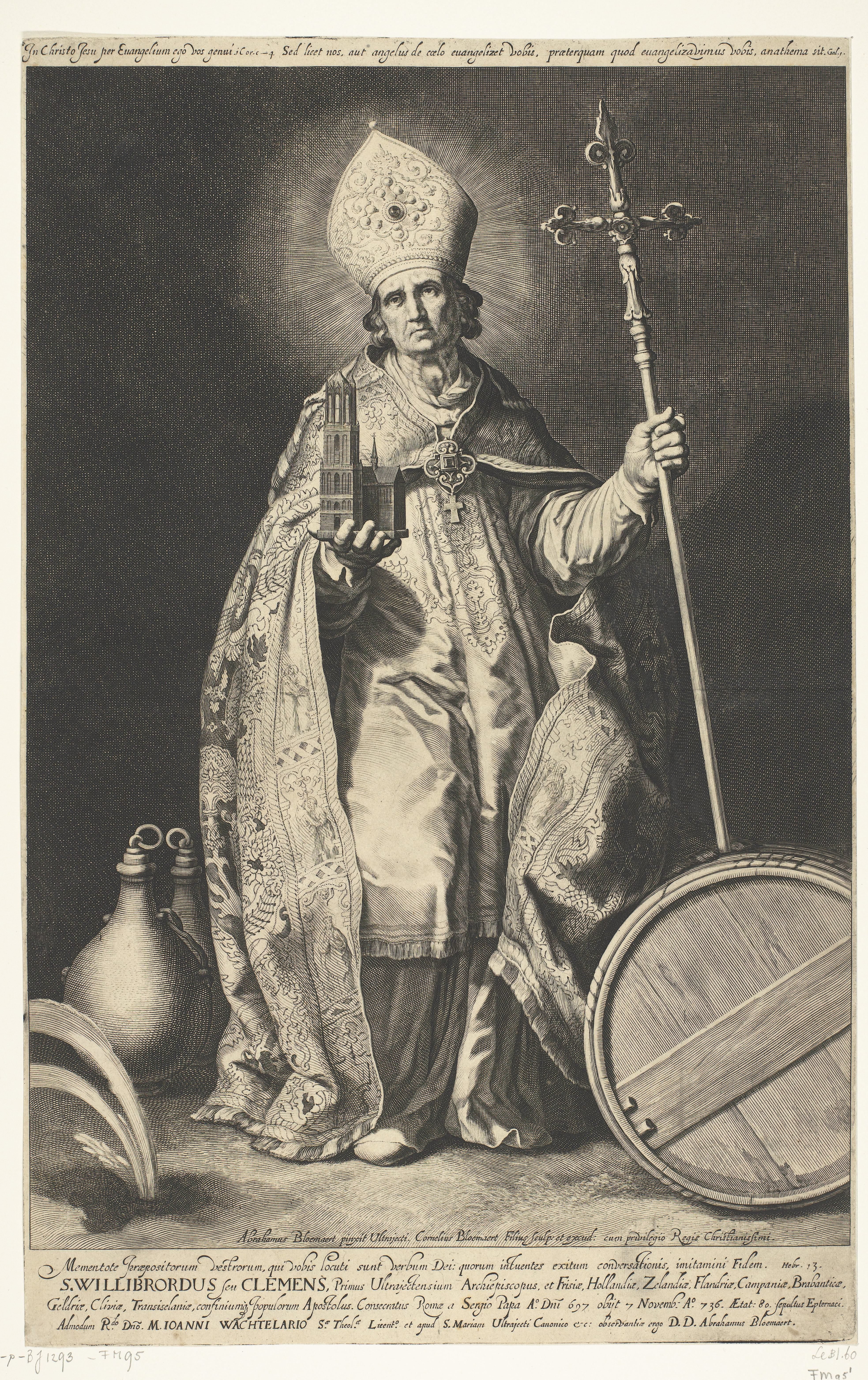 De heilige Willibrordus
