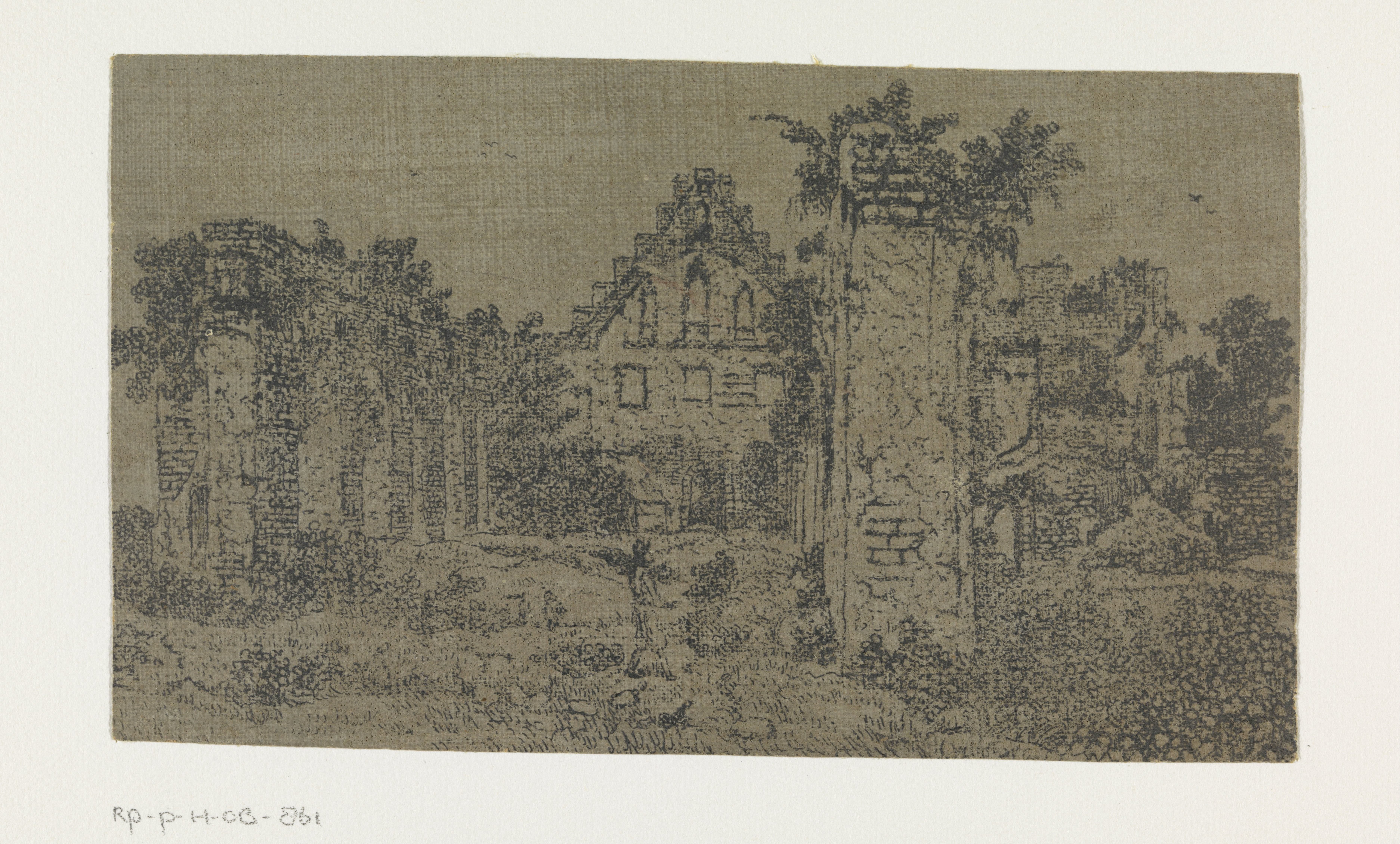Ruins of the Abbey of Rijnsburg, Small Version