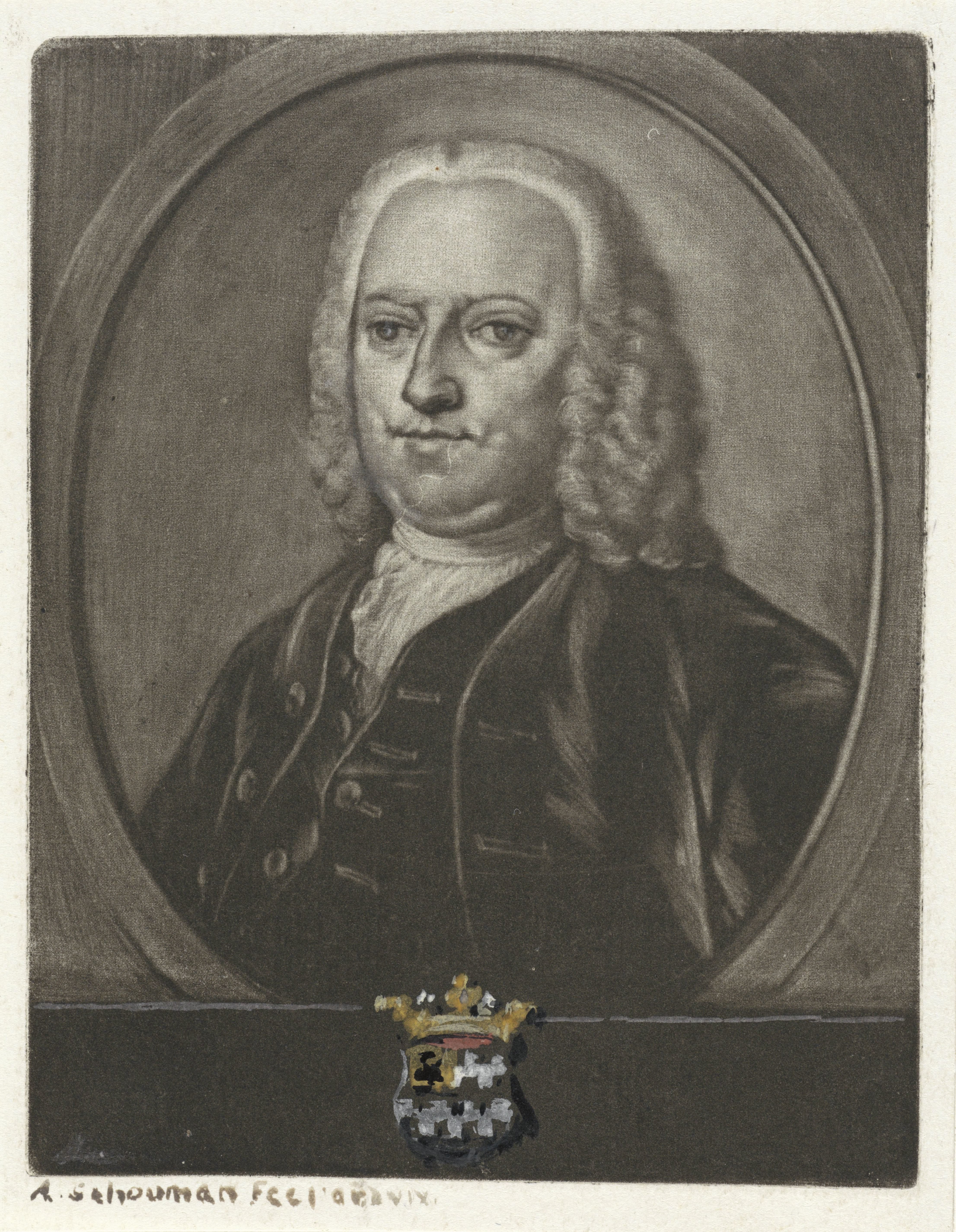 Portret van een man, mogelijk Johan van der Linden van Slingeland