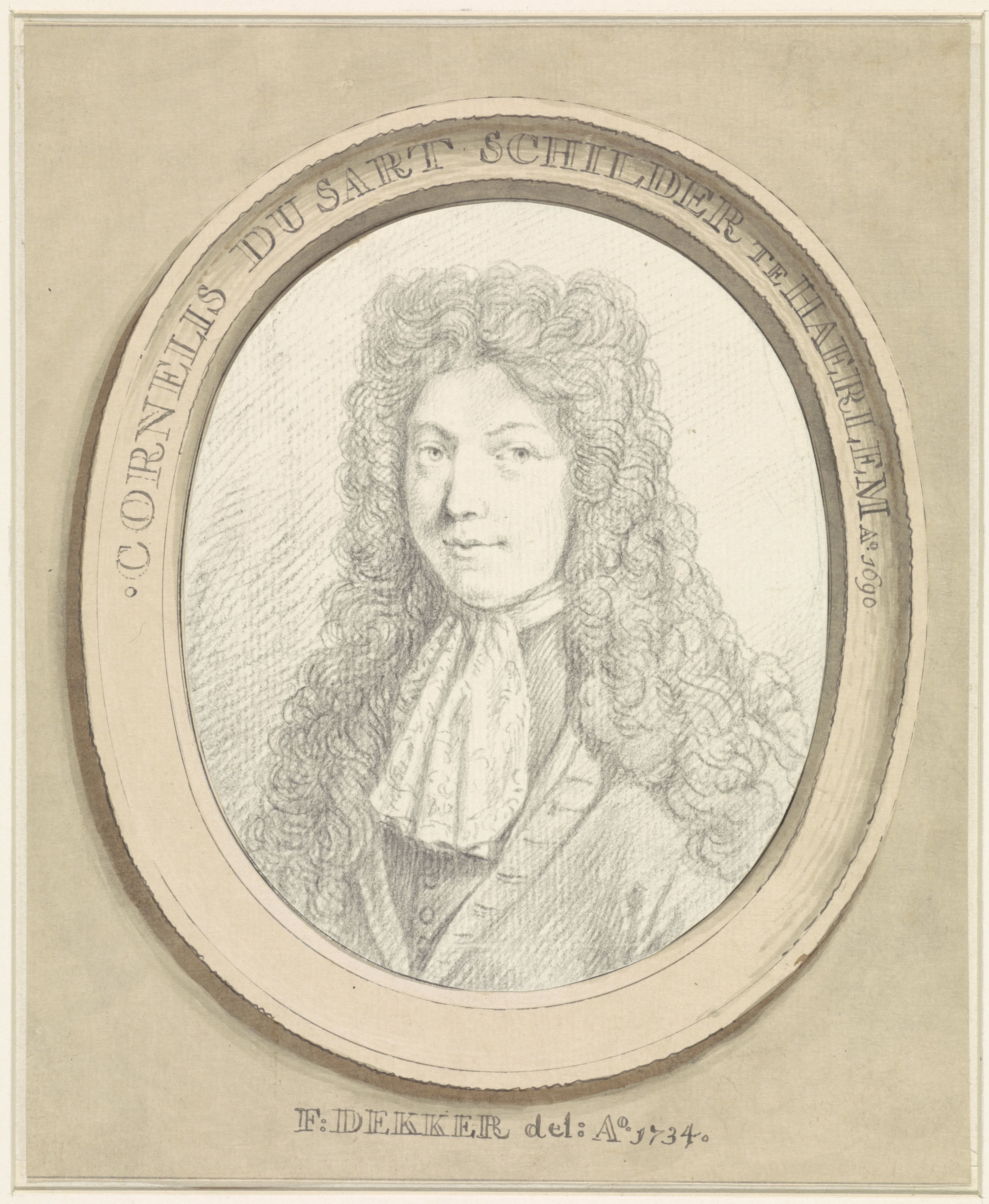 Portret van Cornelis Dusart