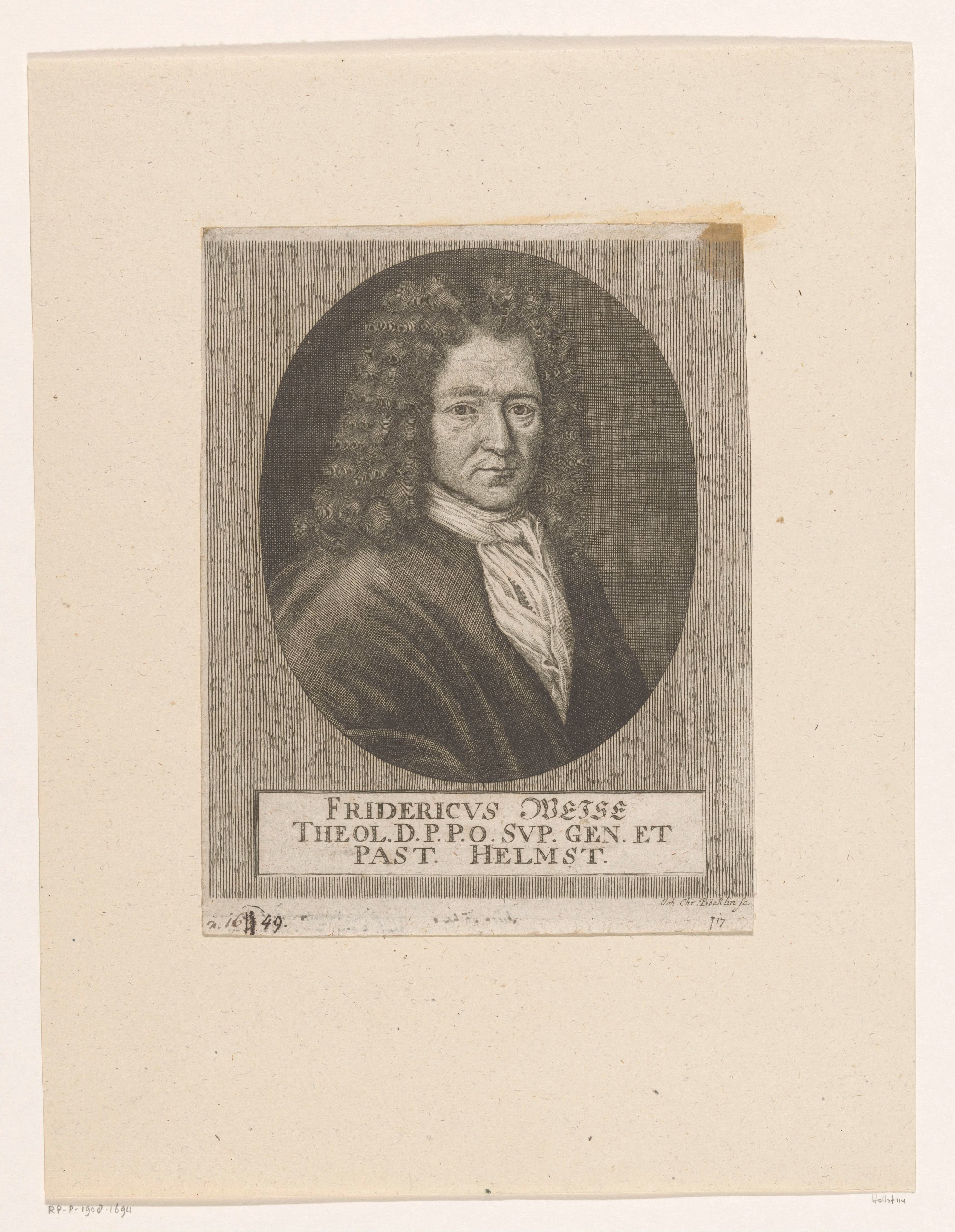 Portret van Friedrich Weise