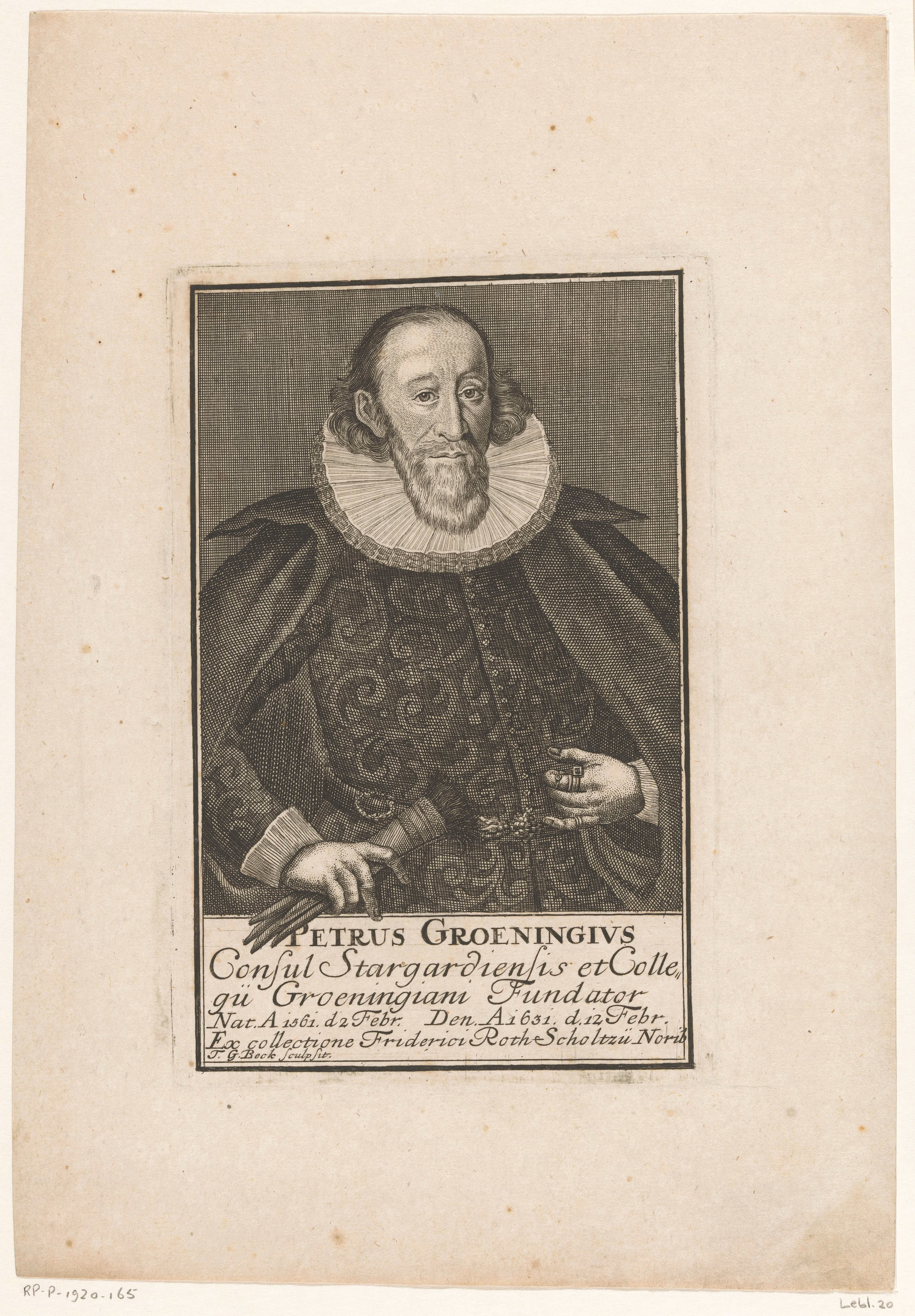 Portret van Peter Gröning