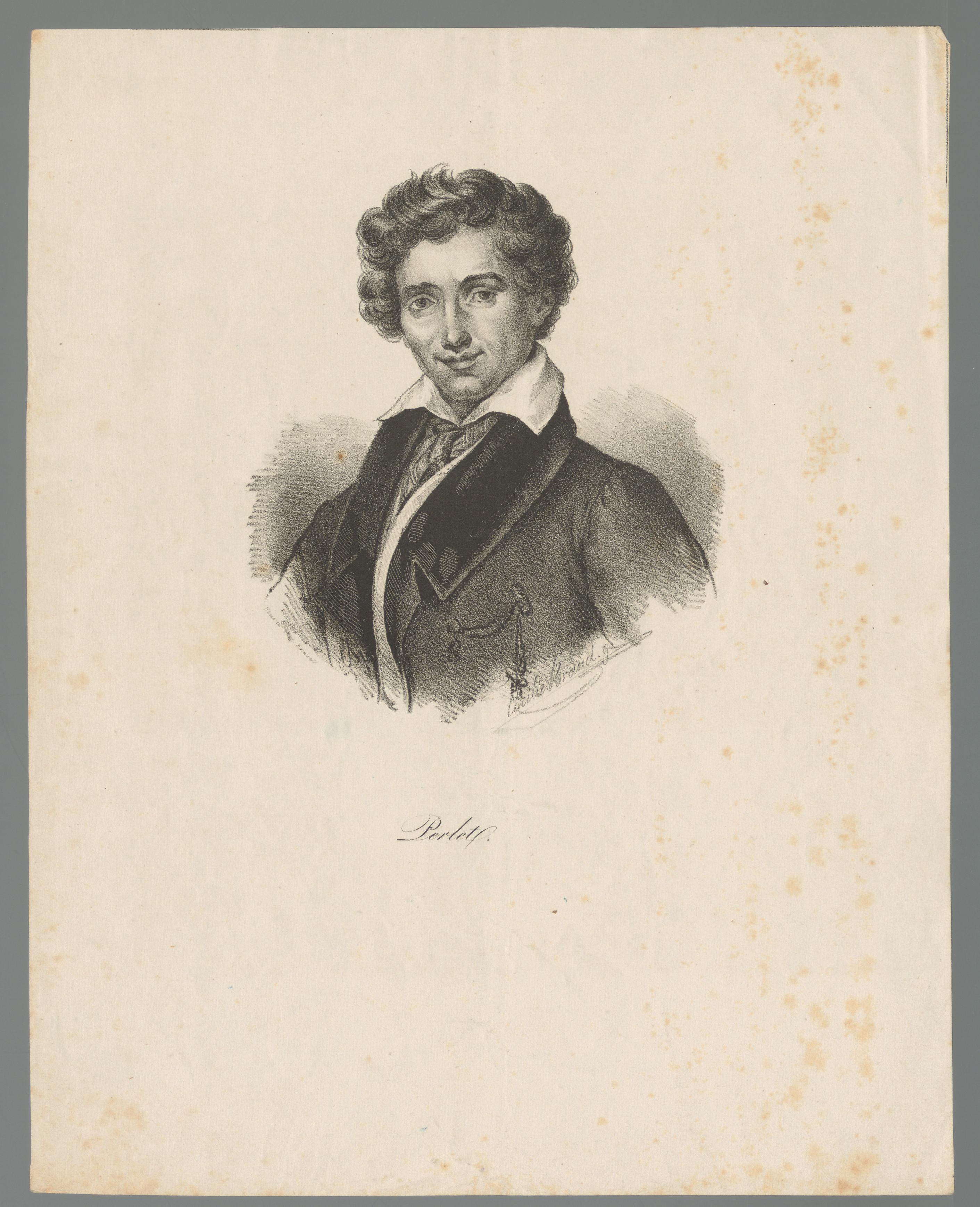 Portret van Adrien Perlet