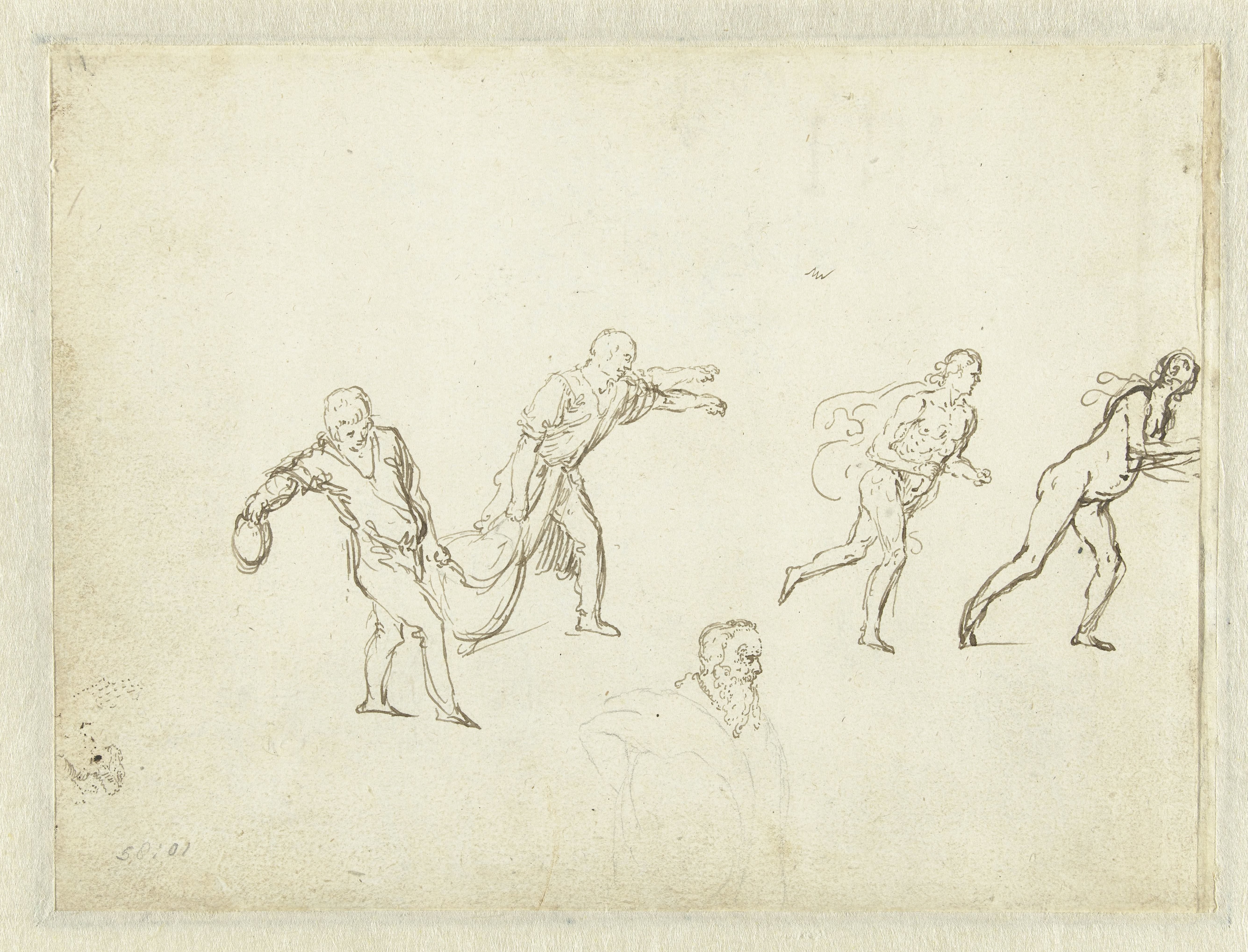 Studies van verschillende figuren