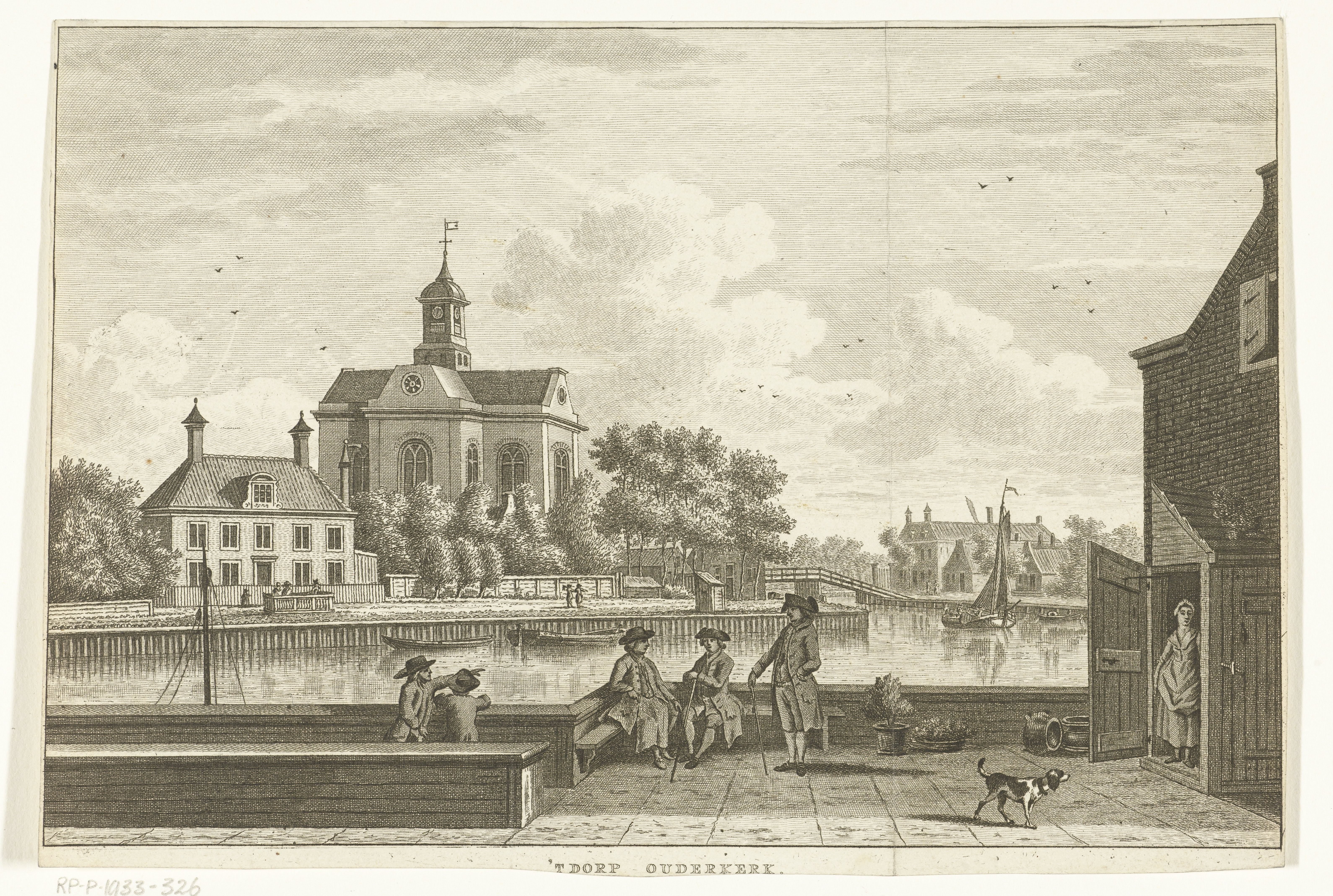 Dorpsgezicht te Ouderkerk aan de Amstel