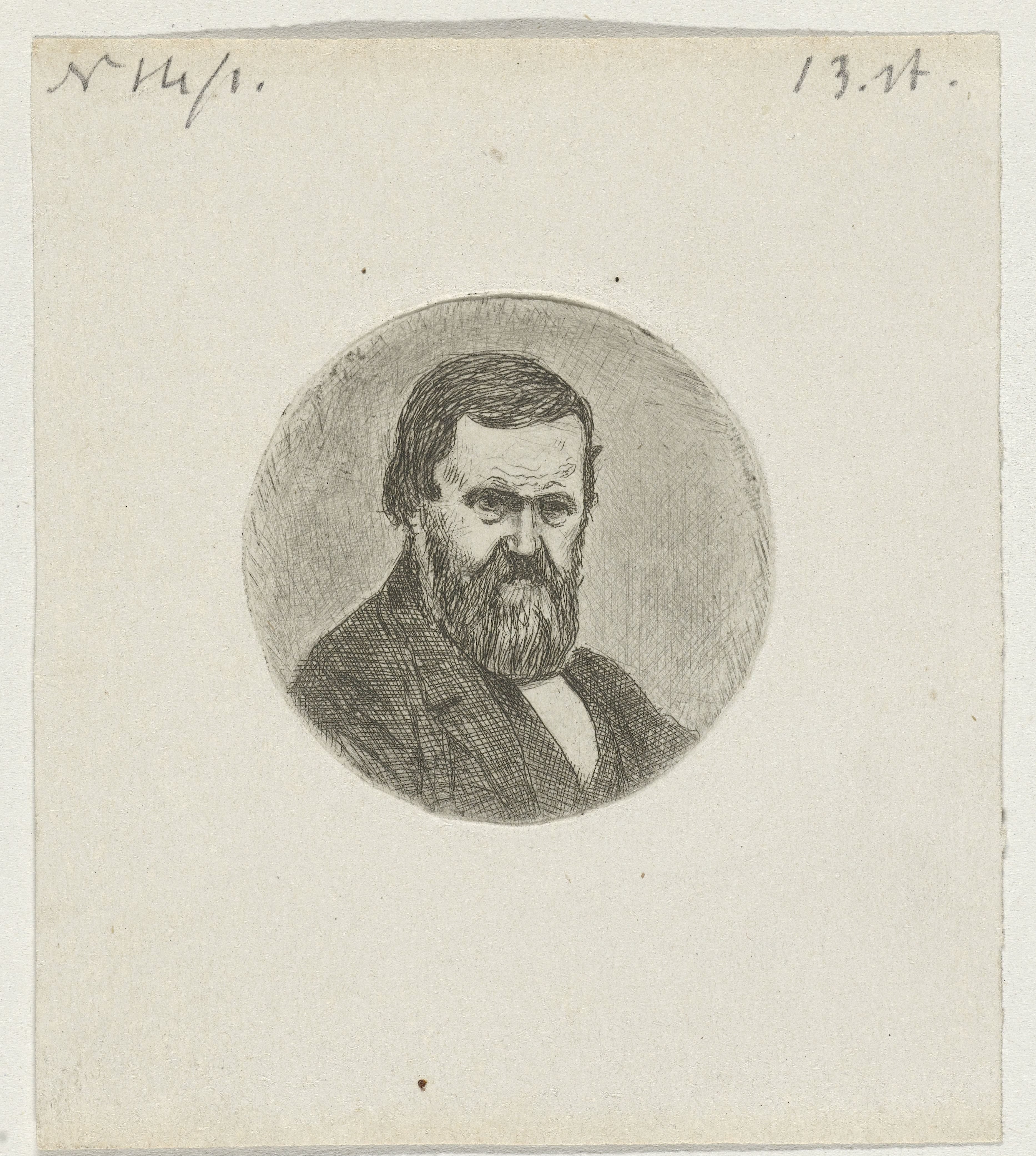 Portret van Cornelis Ouboter van der Grient