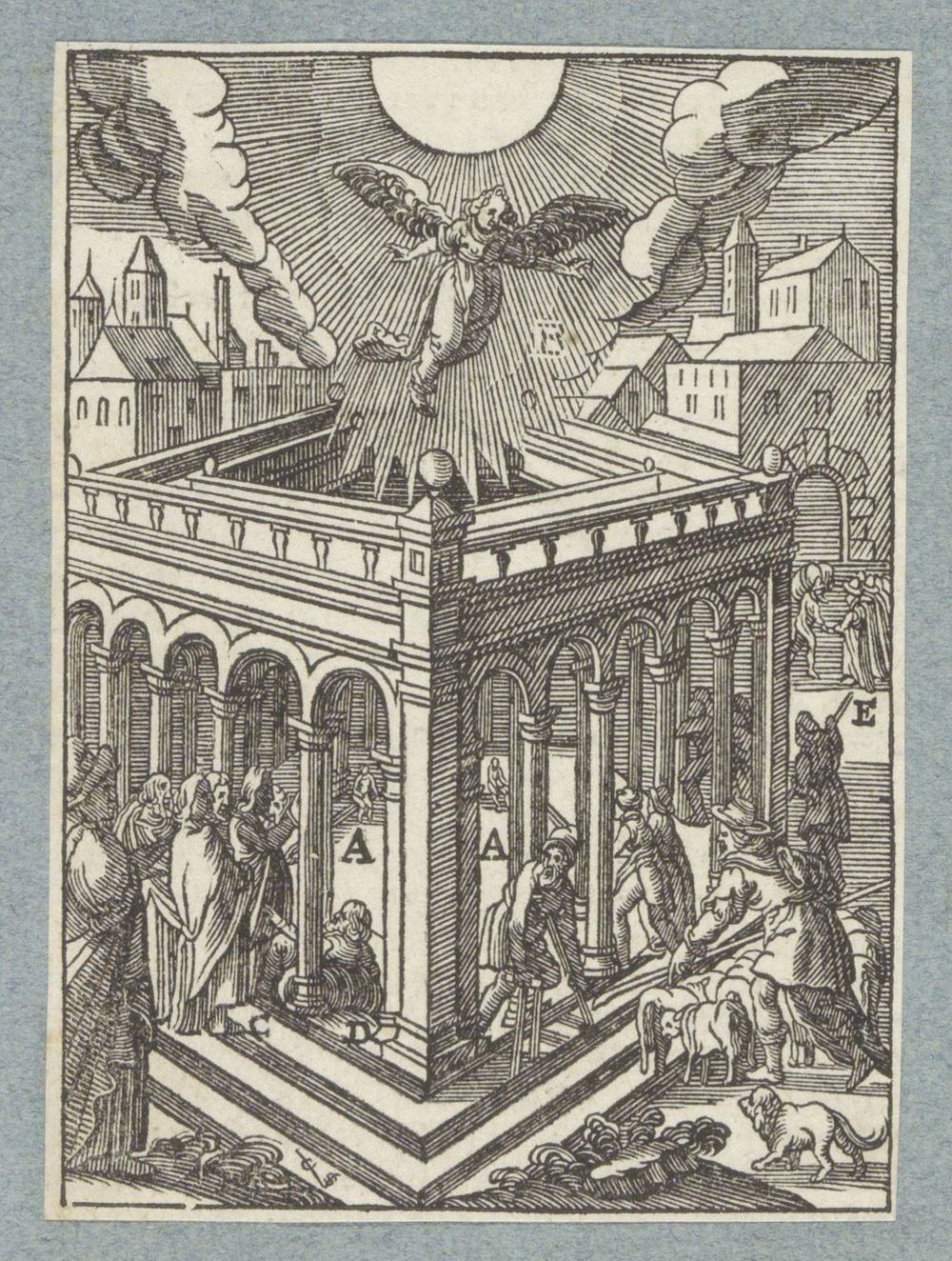 Christus geneest een man bij het bad van Betesda