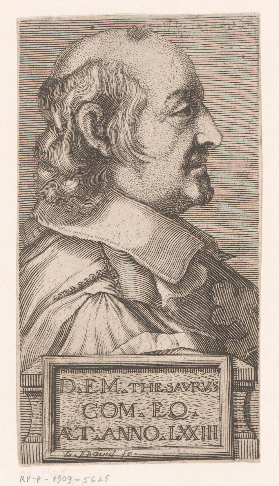 Portret van Emmanuel Thesaurus