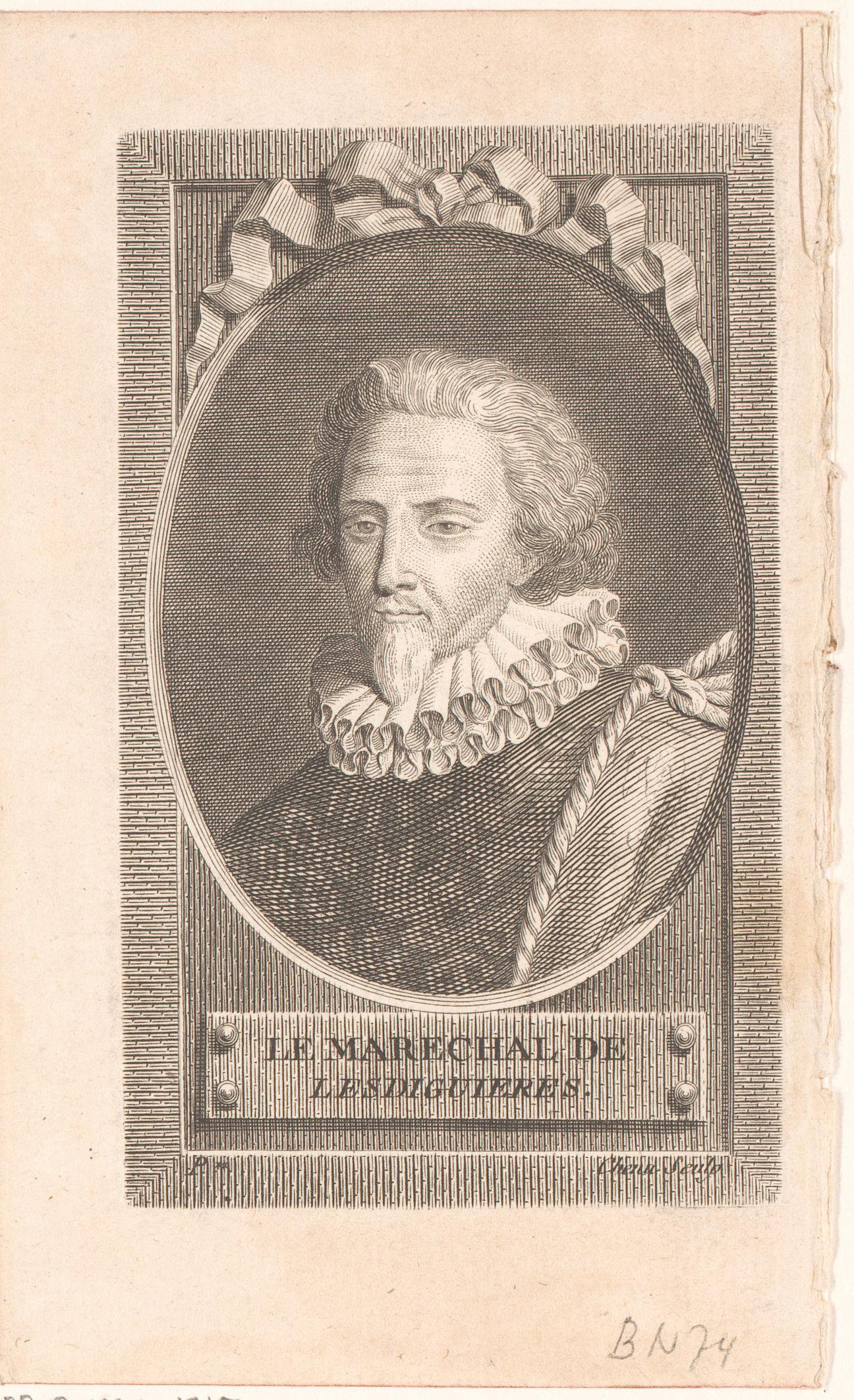 Portret van François de Bonne hertog van Lesdiguières