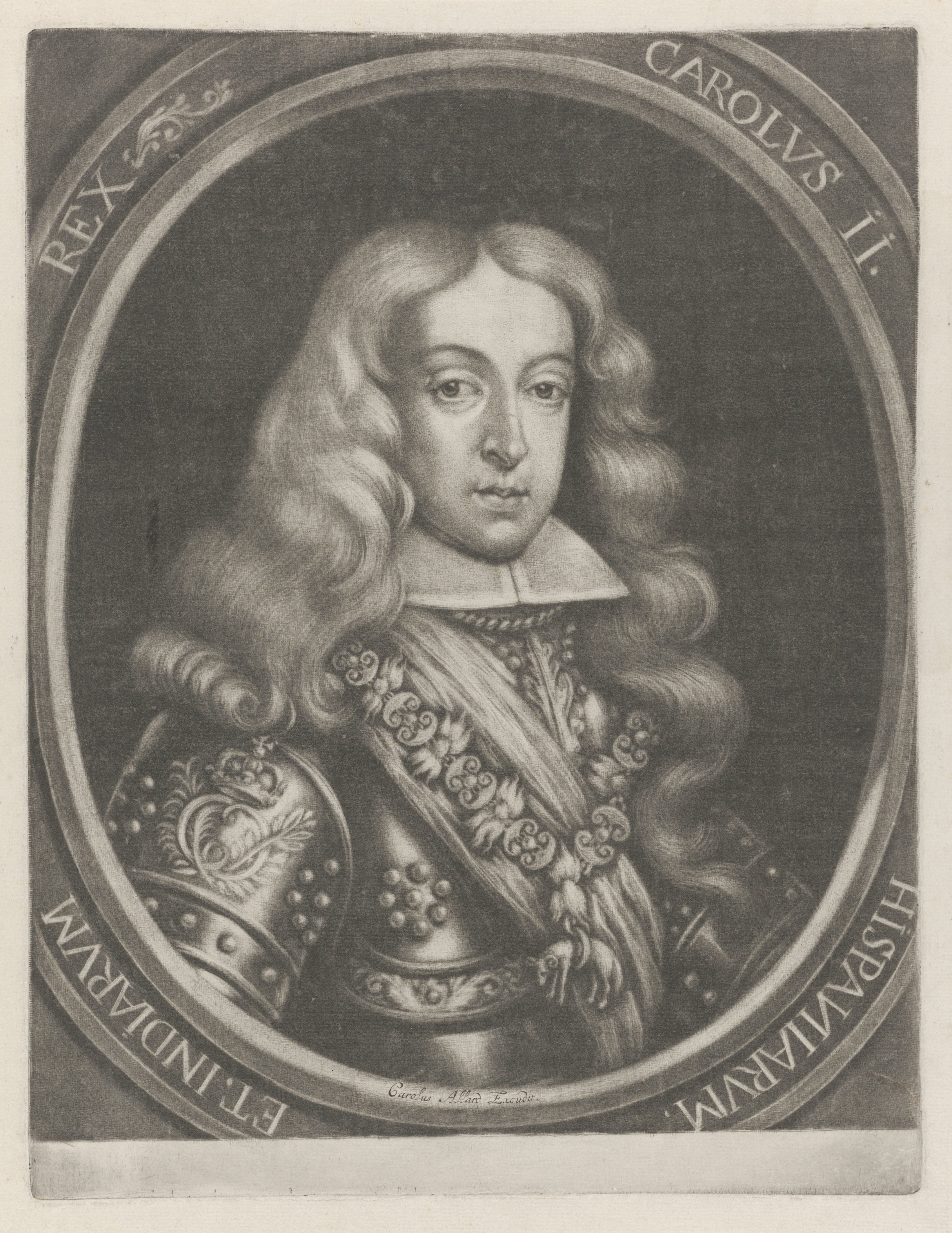 Portret van Karel II van Spanje