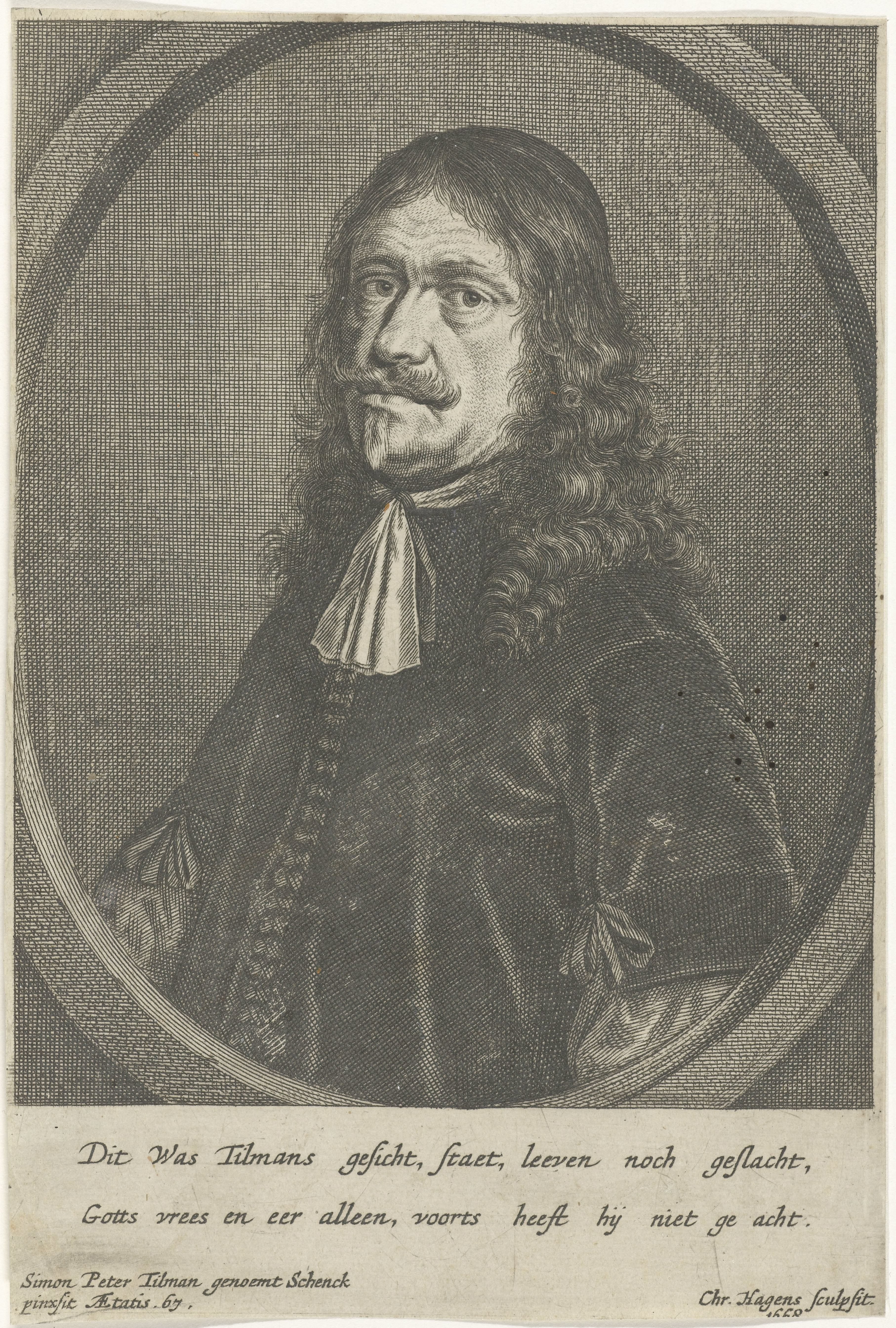 Portret van Simon Peter Tilemann