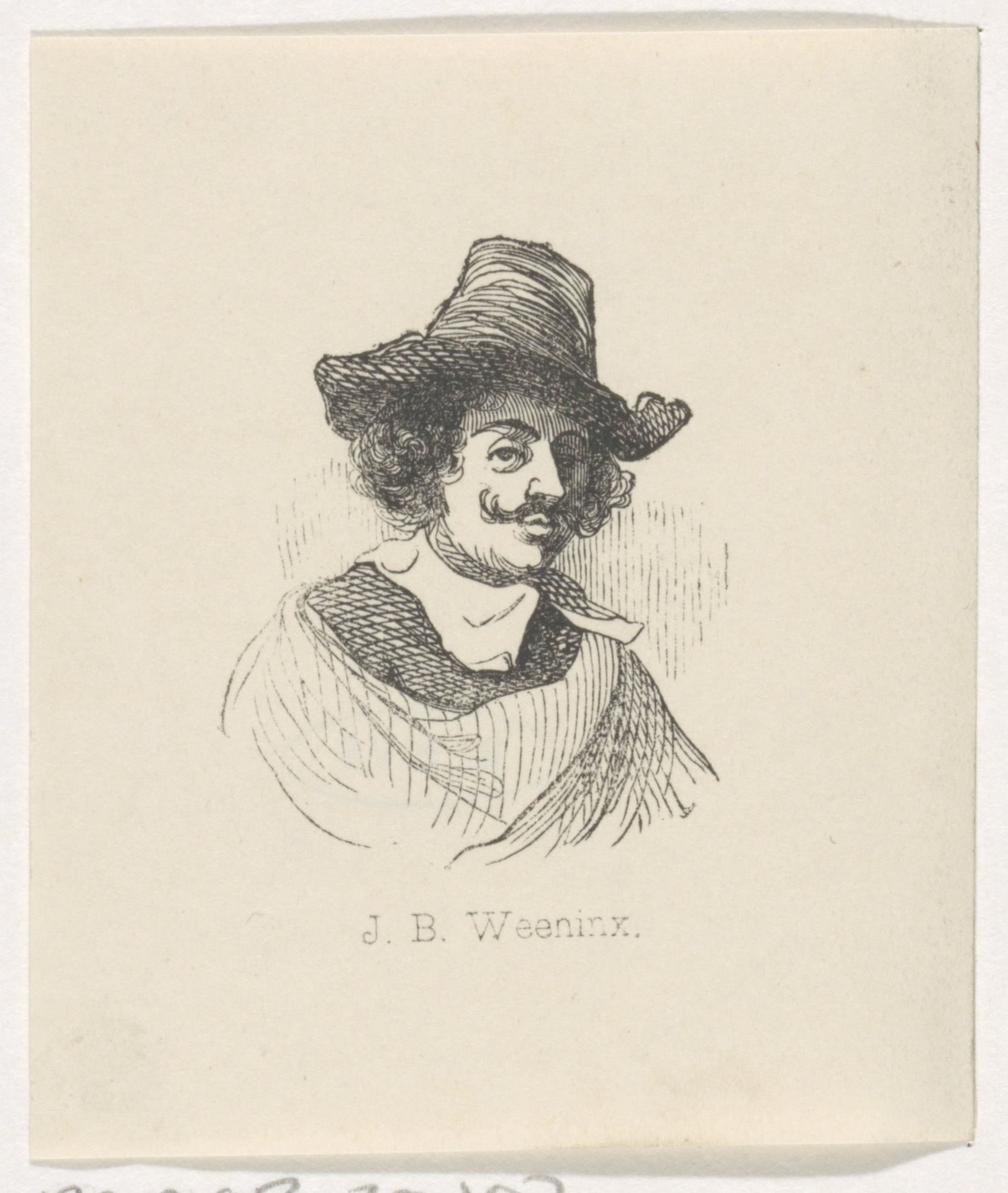 Portret van Jan Baptist Weenix
