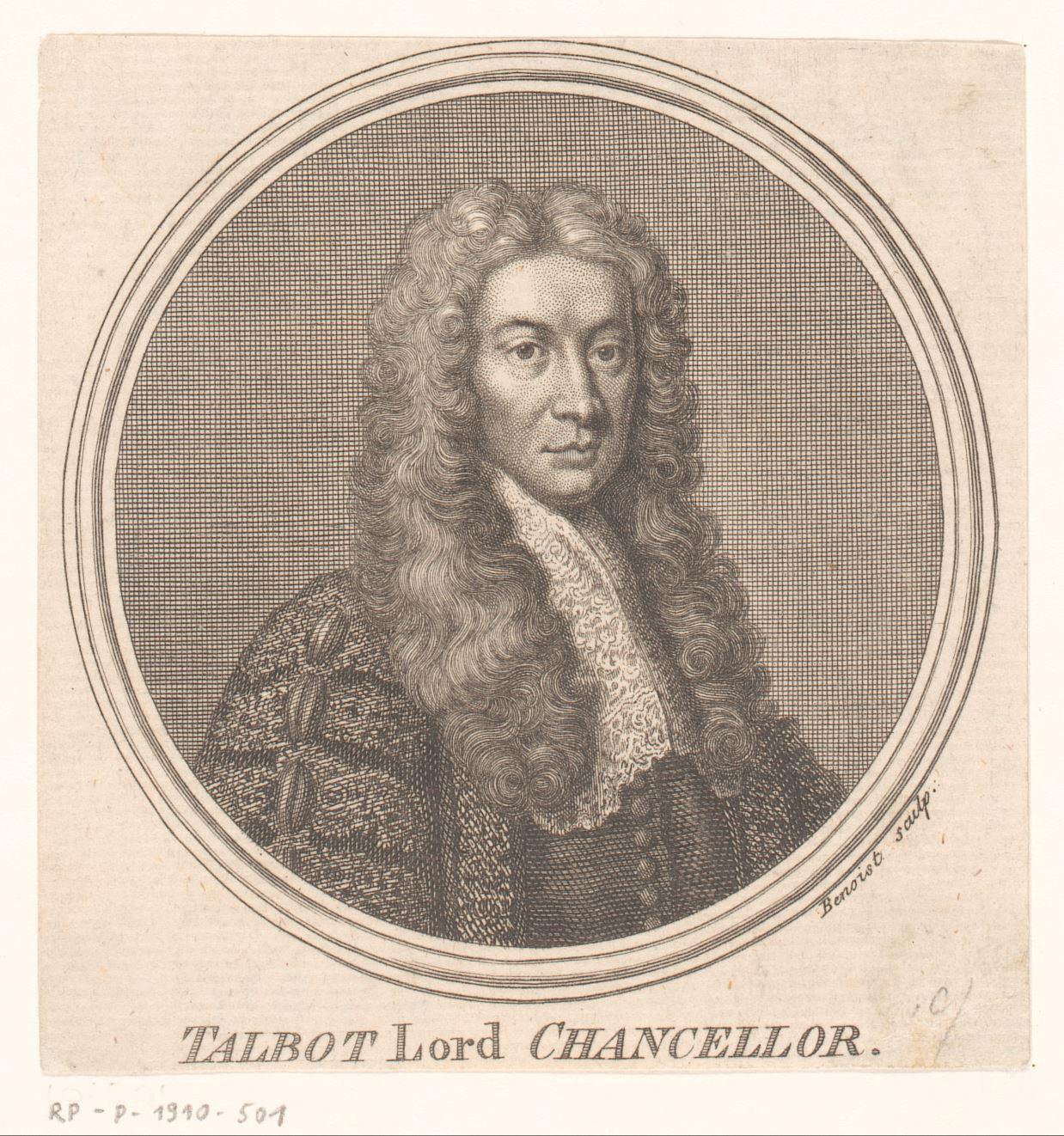 Portret van Charles Talbot