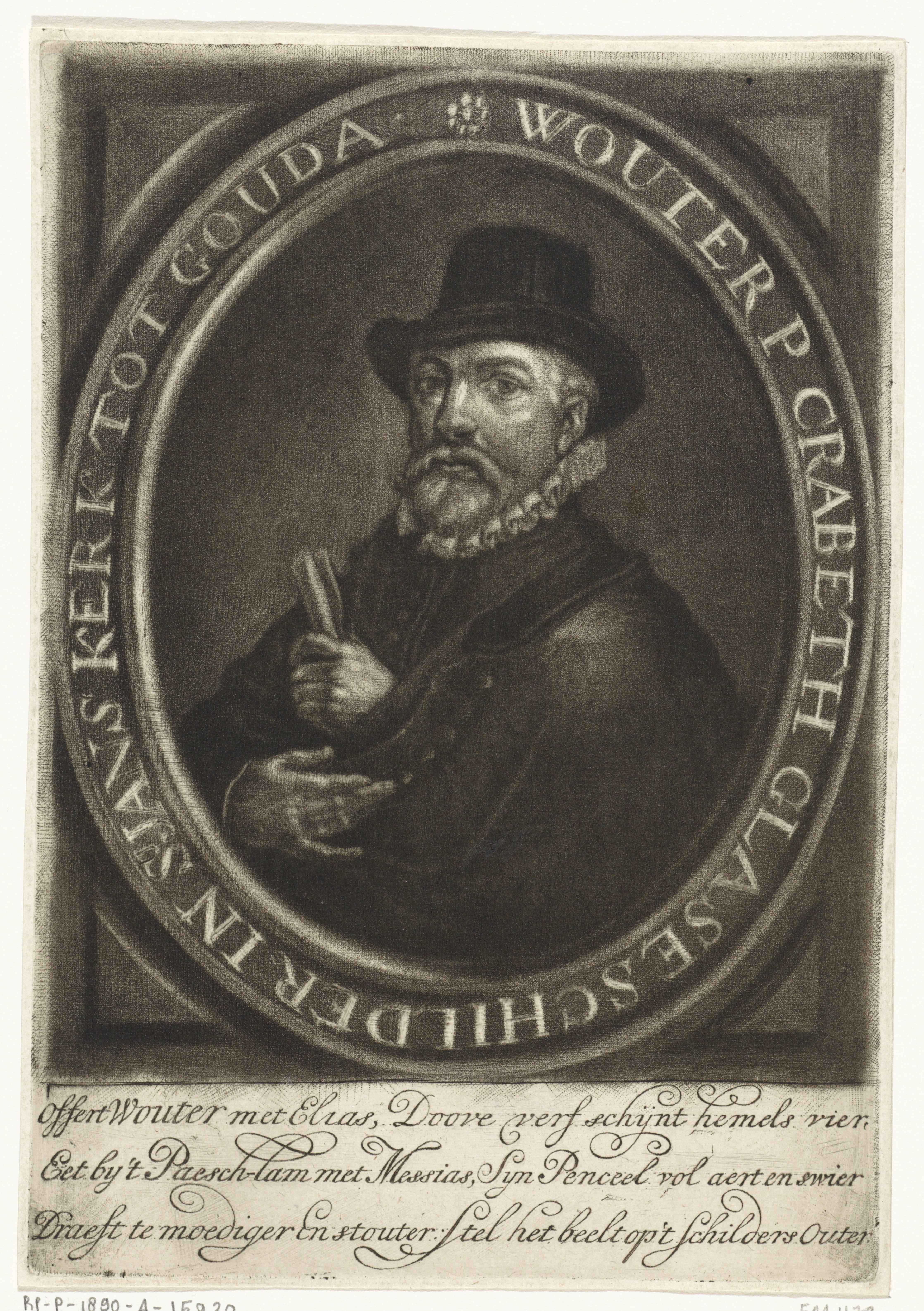 Portret van Wouter Crabeth