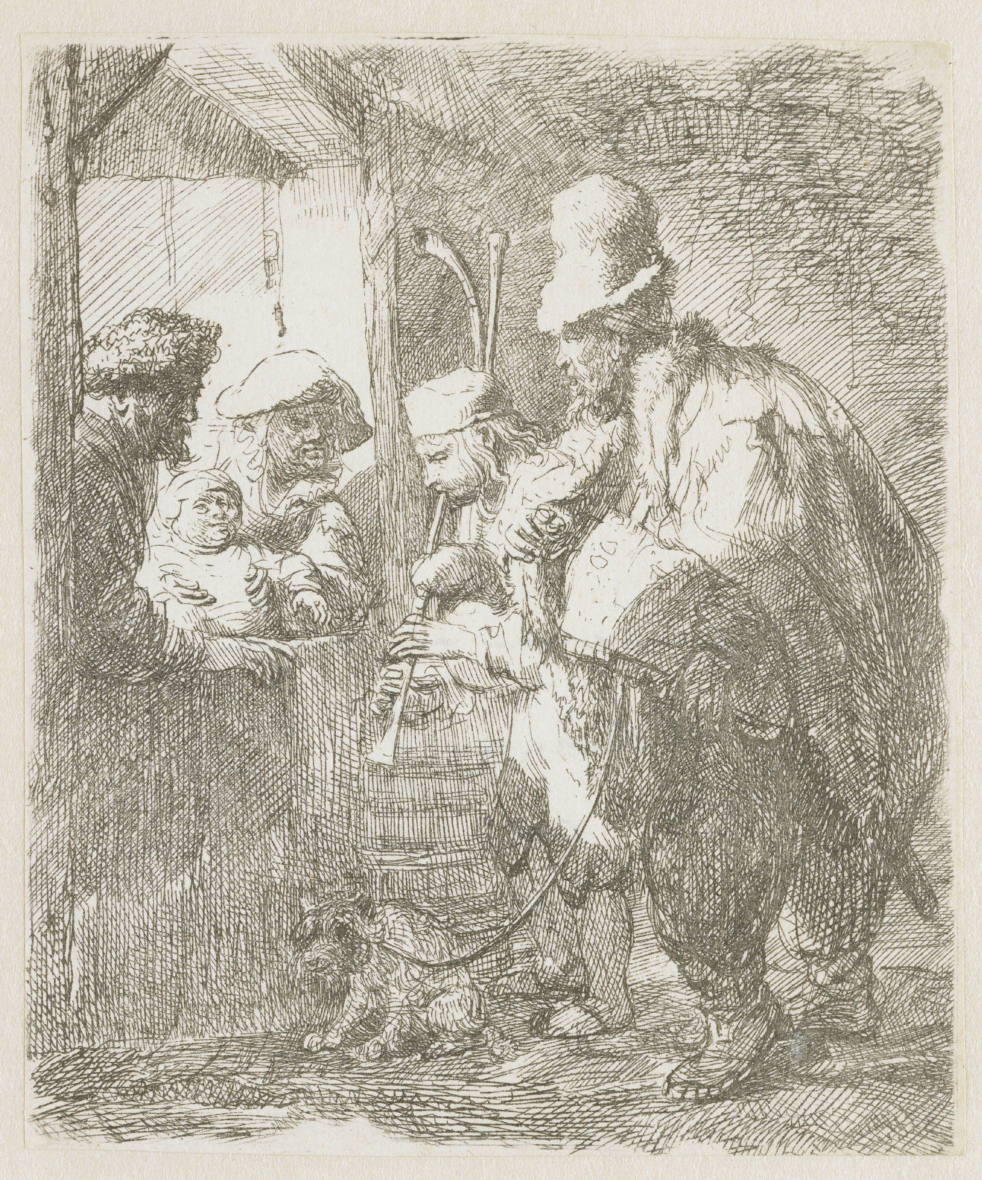 The strolling musicians