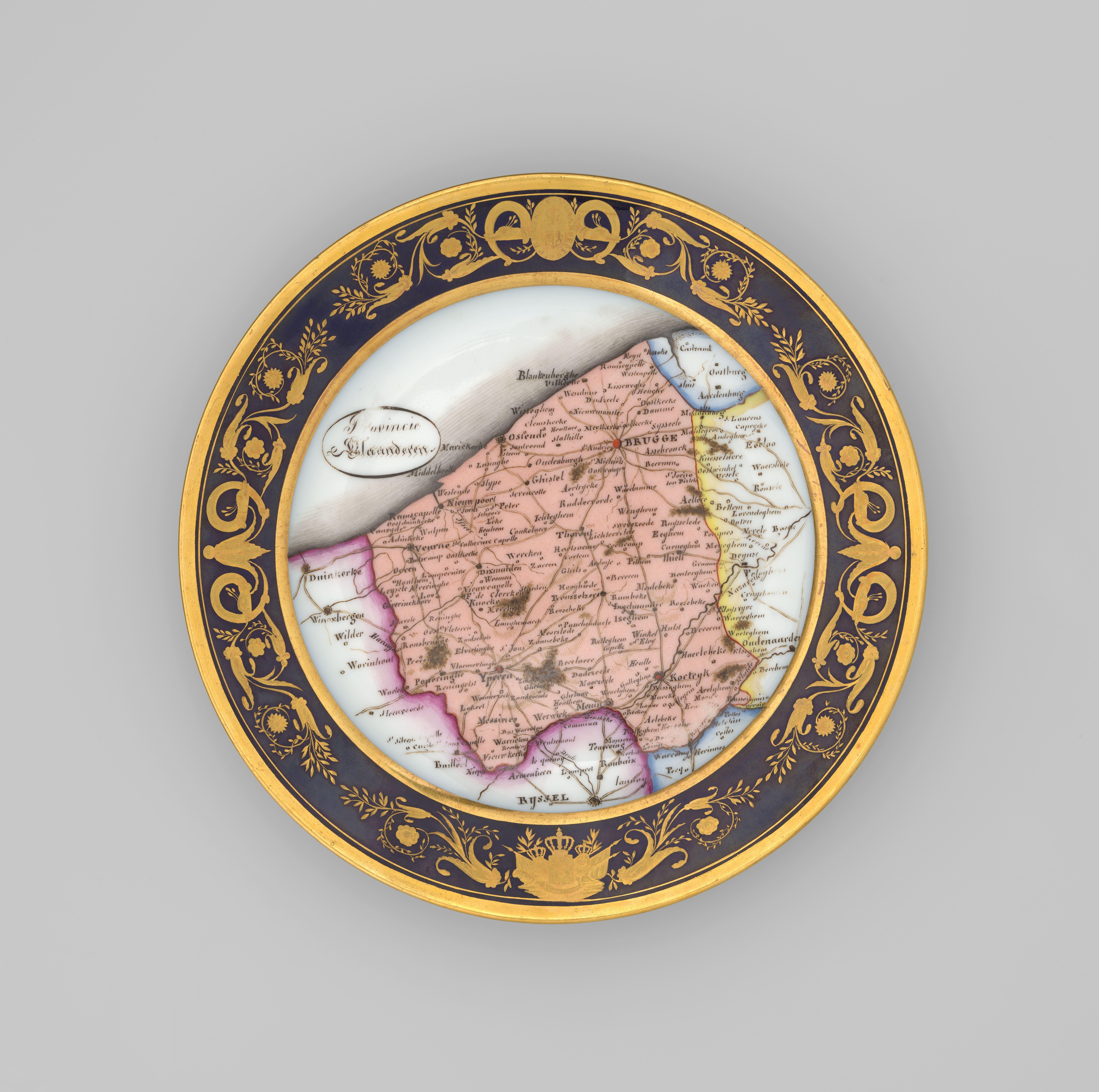 18 borden met het decor van een Nederlandse provincie