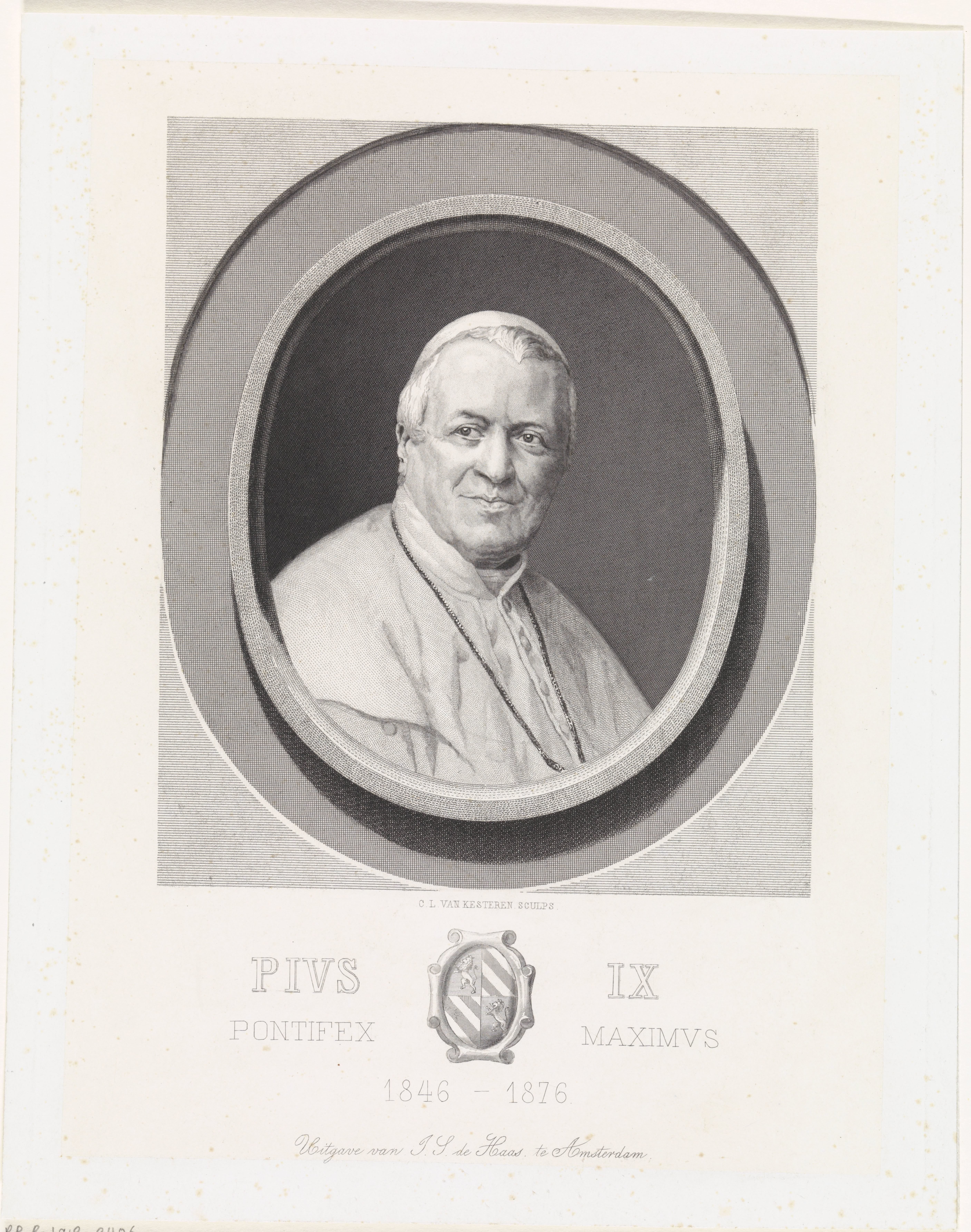 Portret van Paus Pius IX