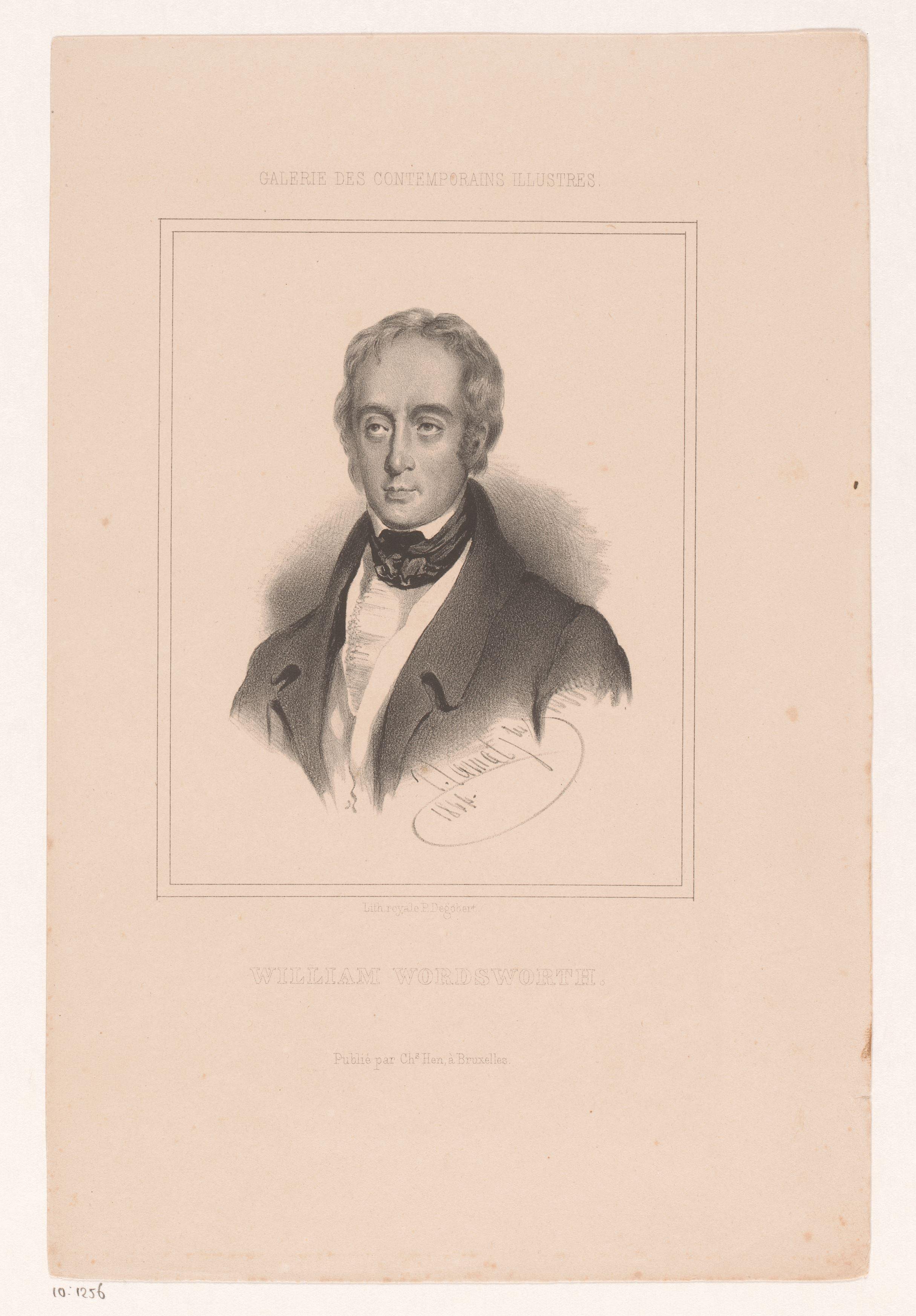 Portret van William Wordsworth