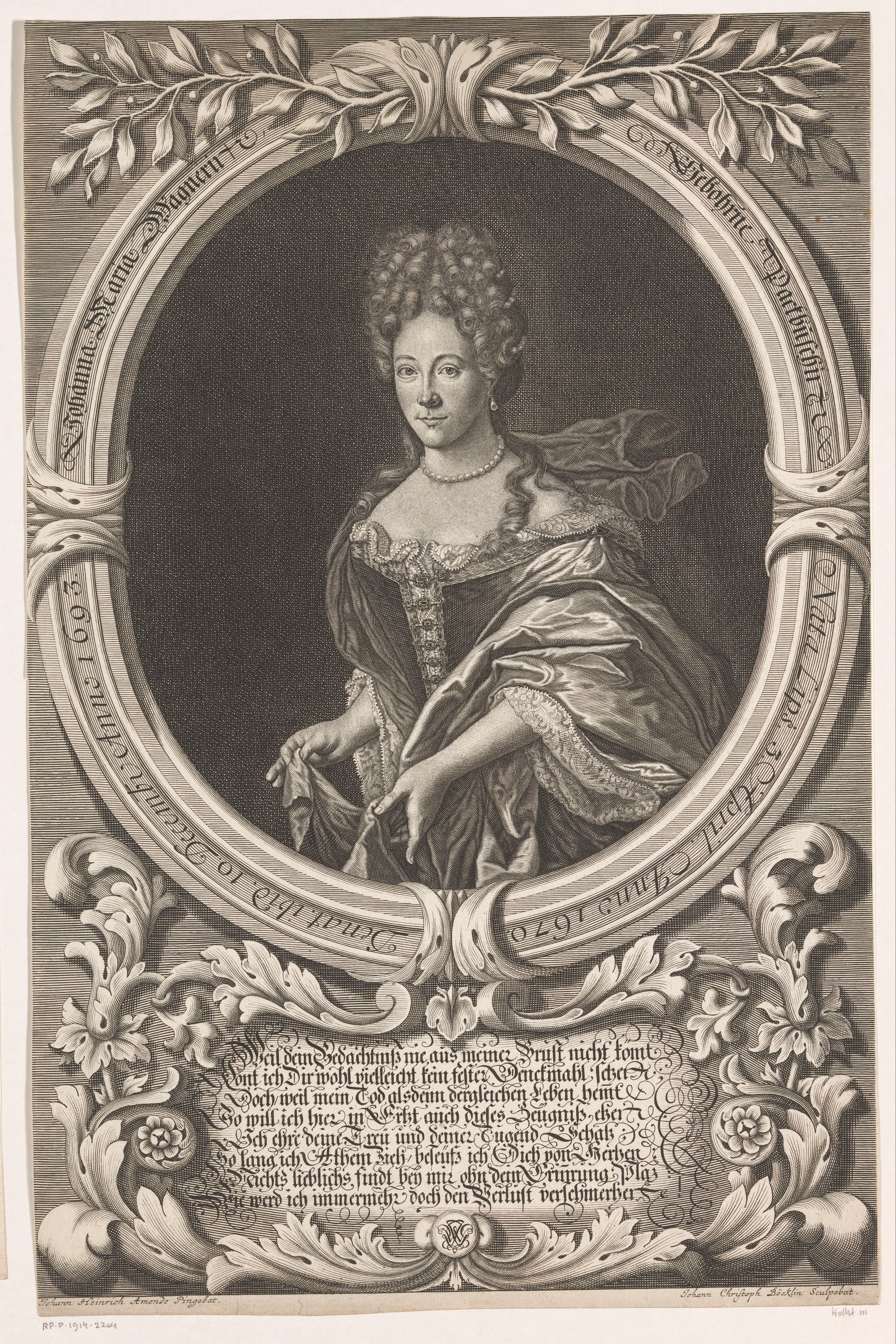 Portret van Johanna Maria Wagner