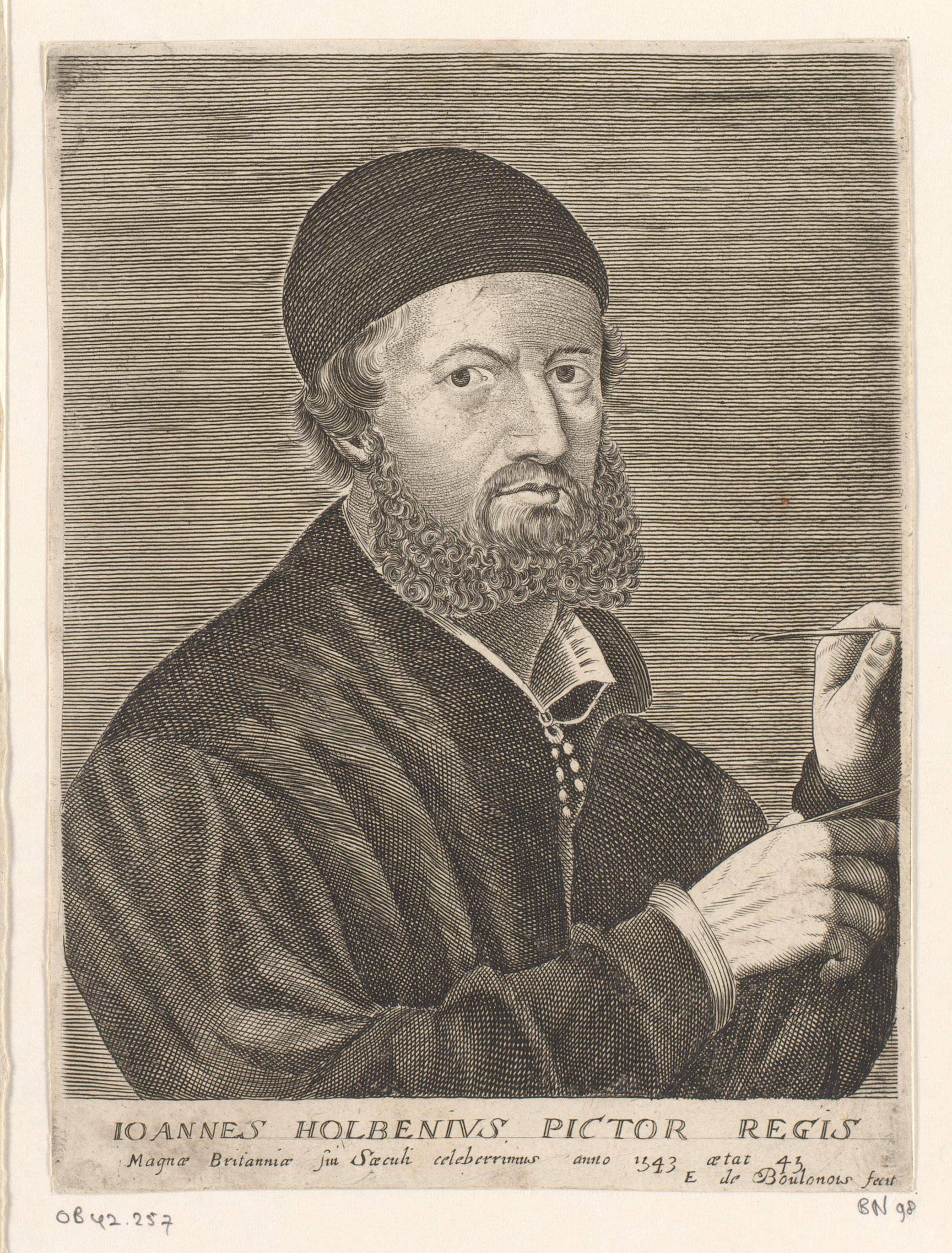 Portret van Hans Holbein II