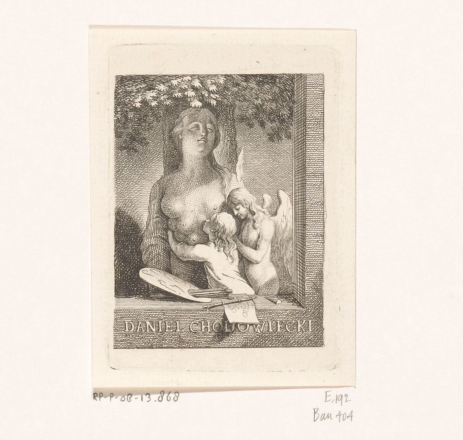 Ex libris van Daniel Nicolaas Chodowiecki