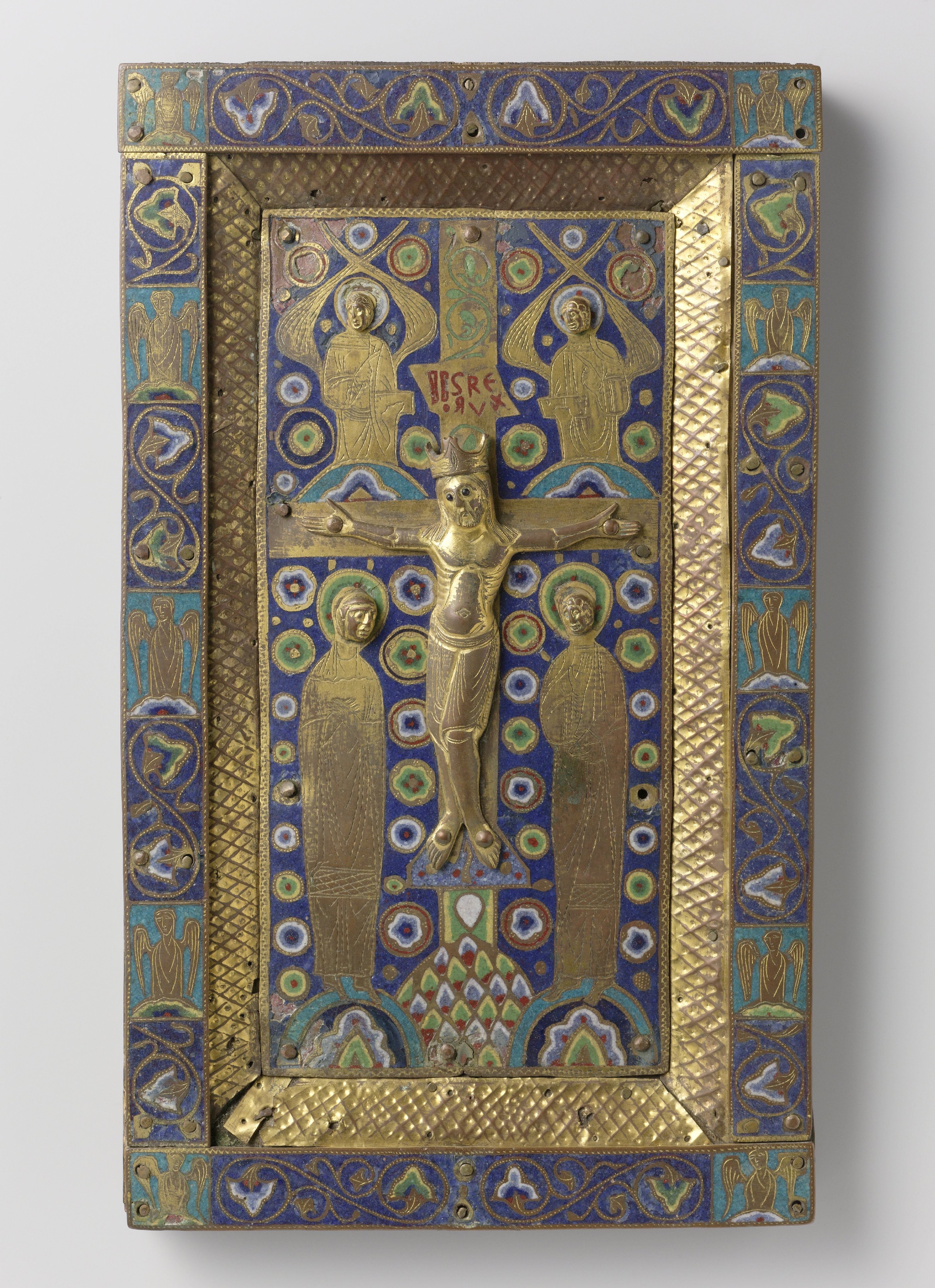 Front cover of an Evangeliary with the Crucifixion