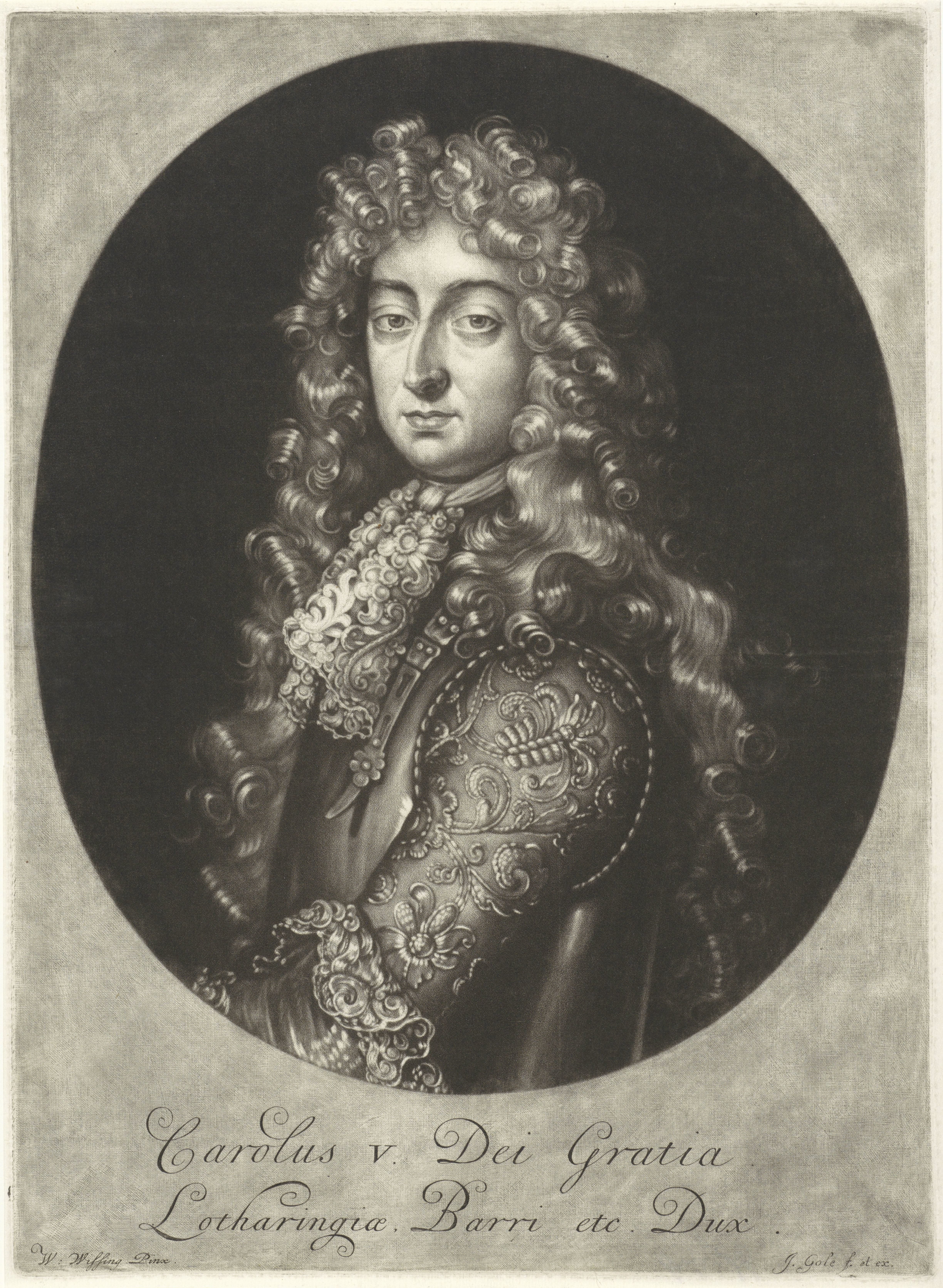 Portret van Karel V van Lotharingen