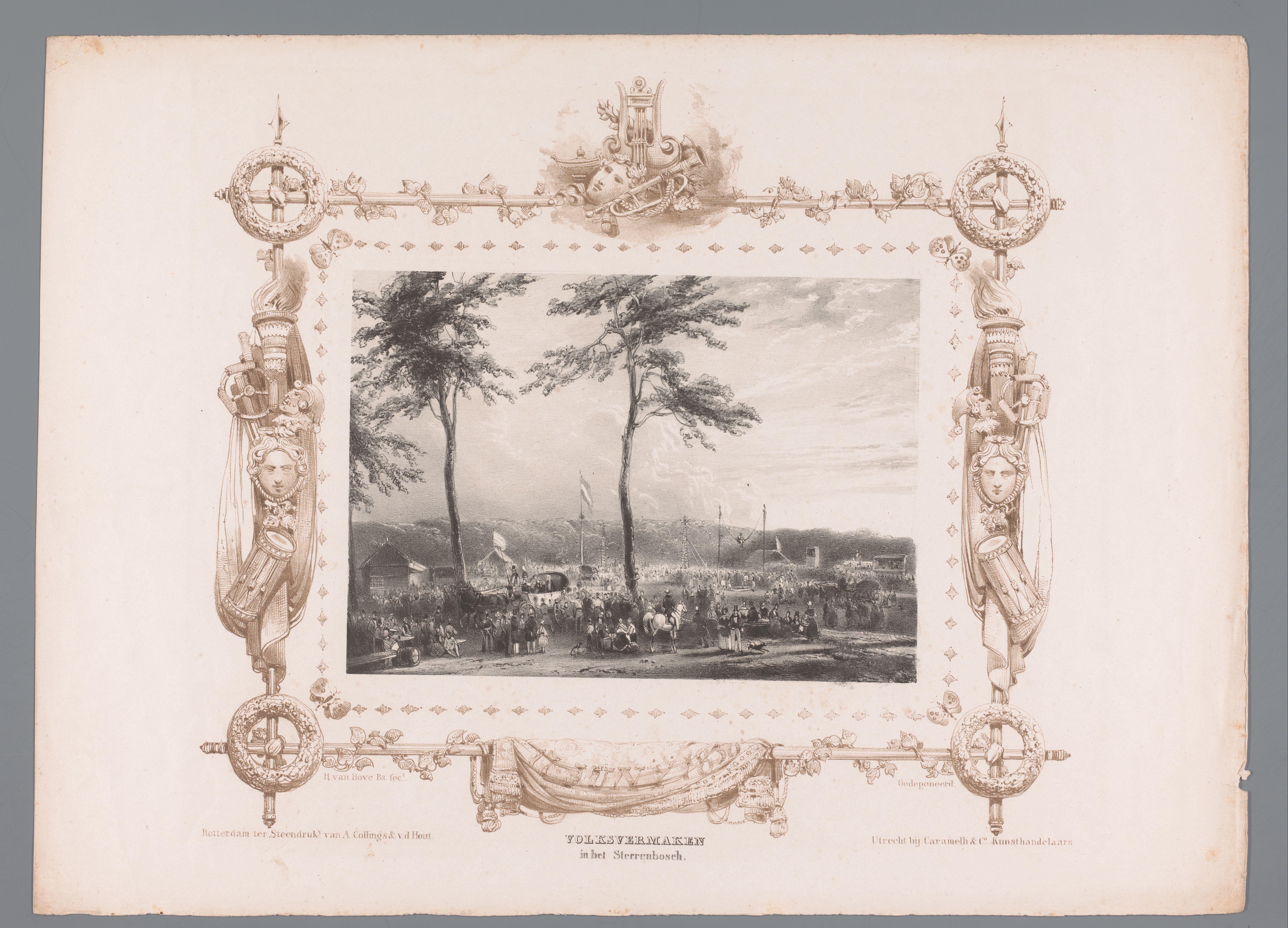 Kermis en ander vermaak, 1836