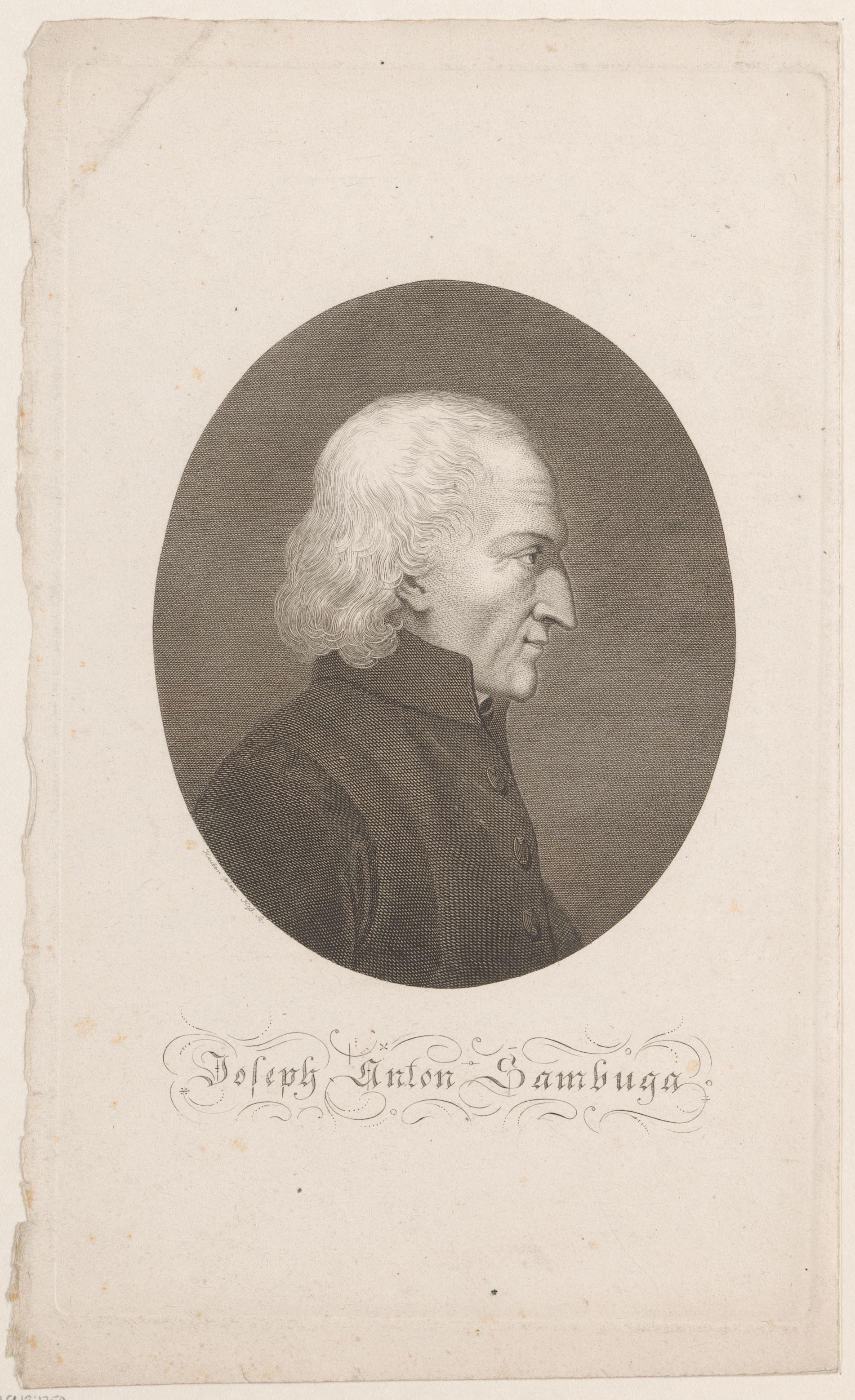 Portret van Joseph Anton Sambuga