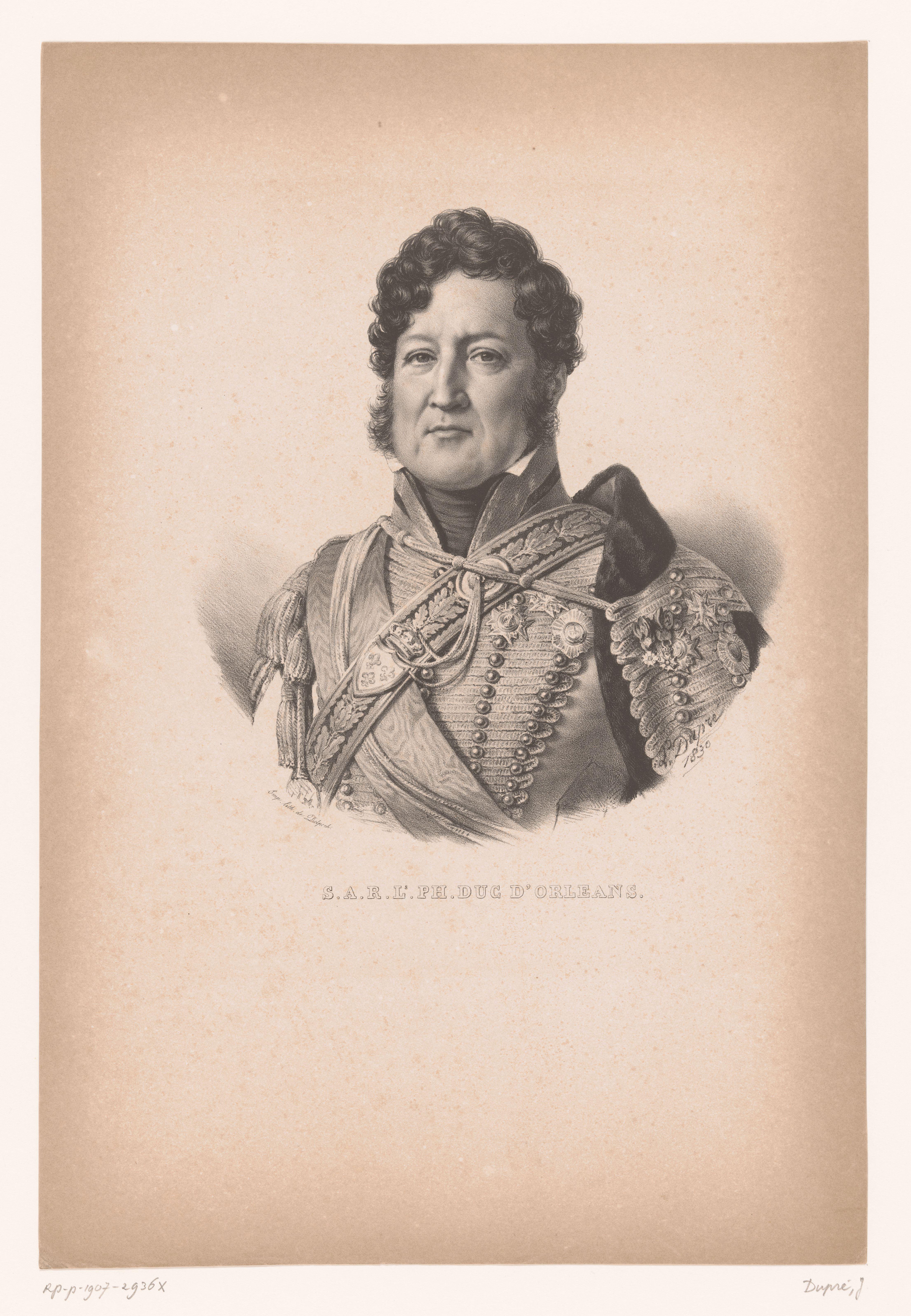 Portret van Lodewijk Filips I van Frankrijk