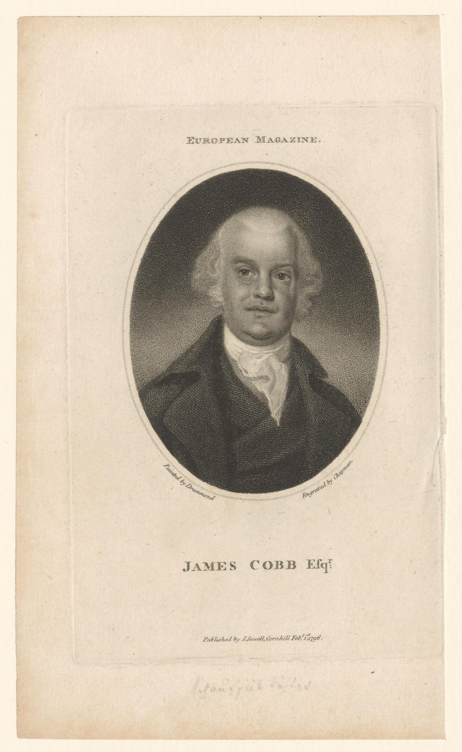 Portret van James Cobb