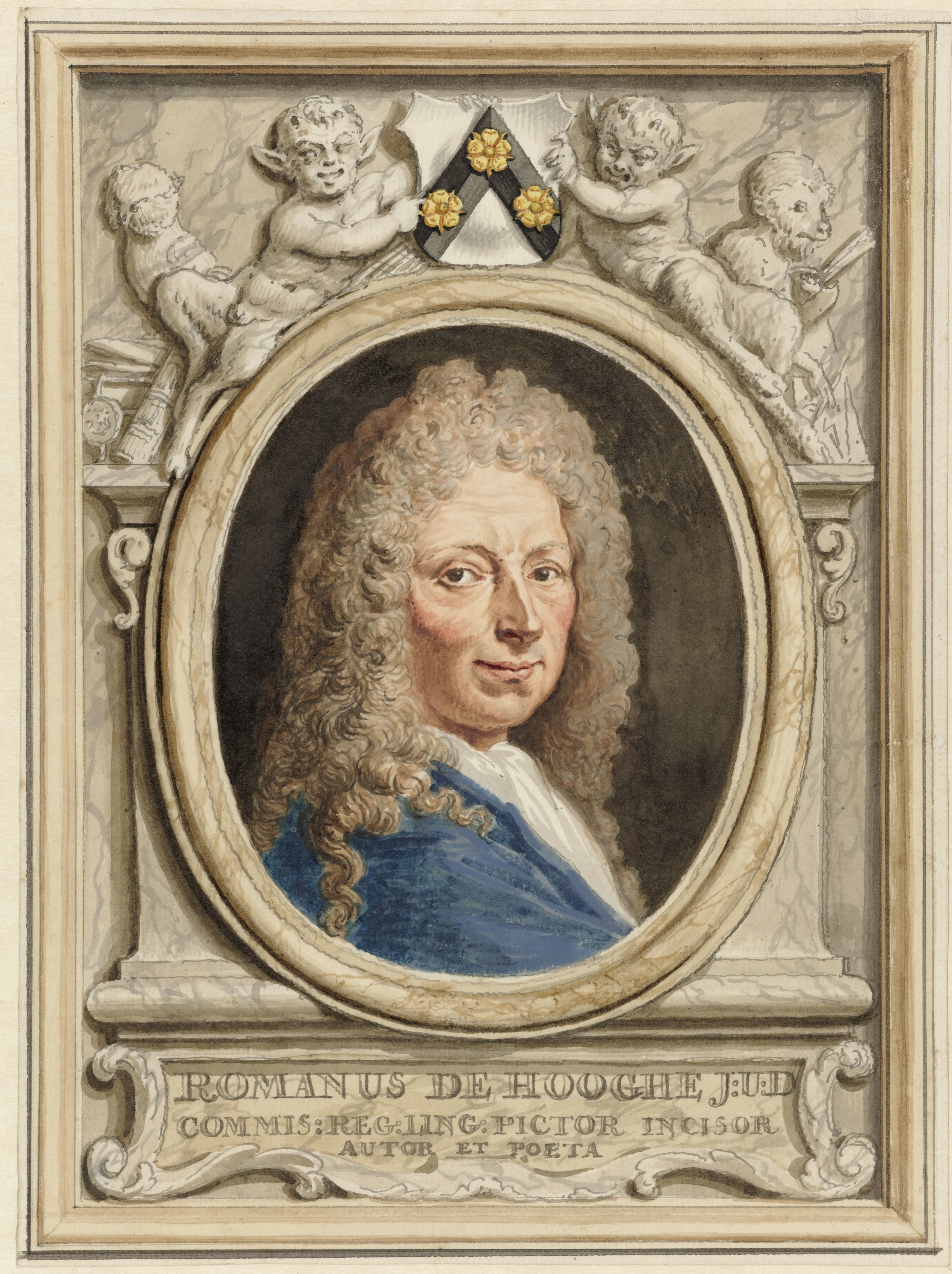 Portret van Romeyn de Hooghe