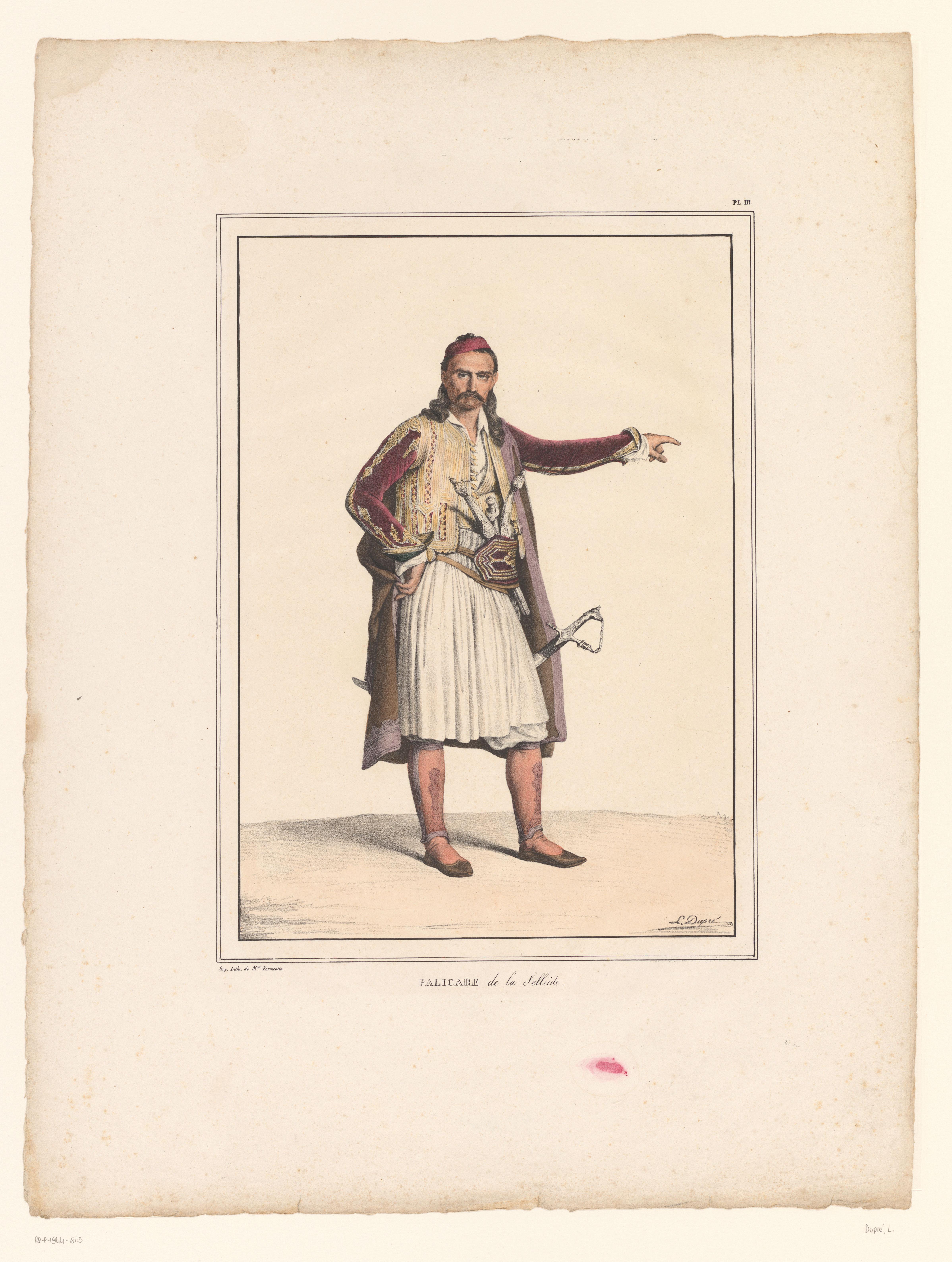 Portret van een onbekende palikare