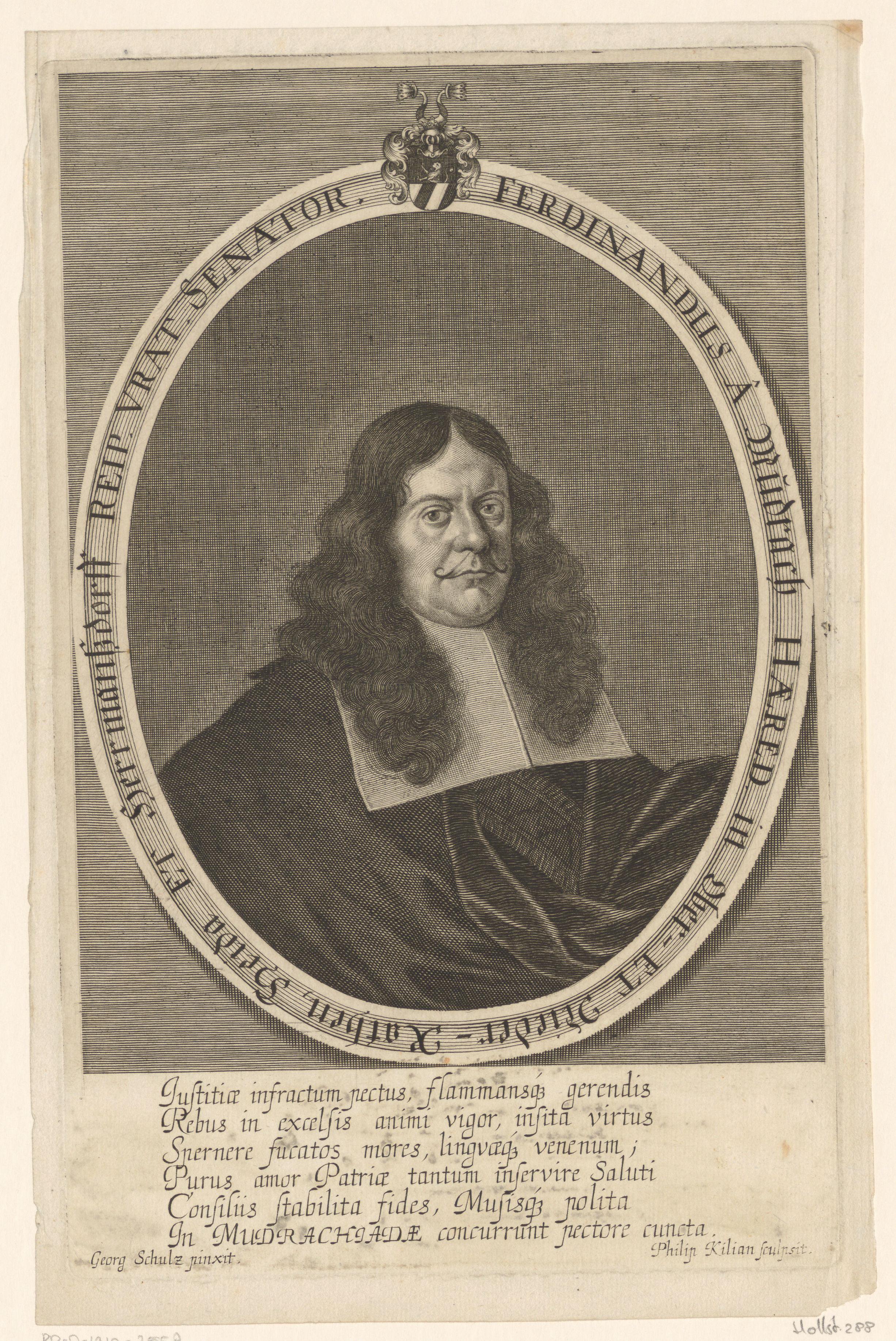Portret van Ferdinand von Mudrach