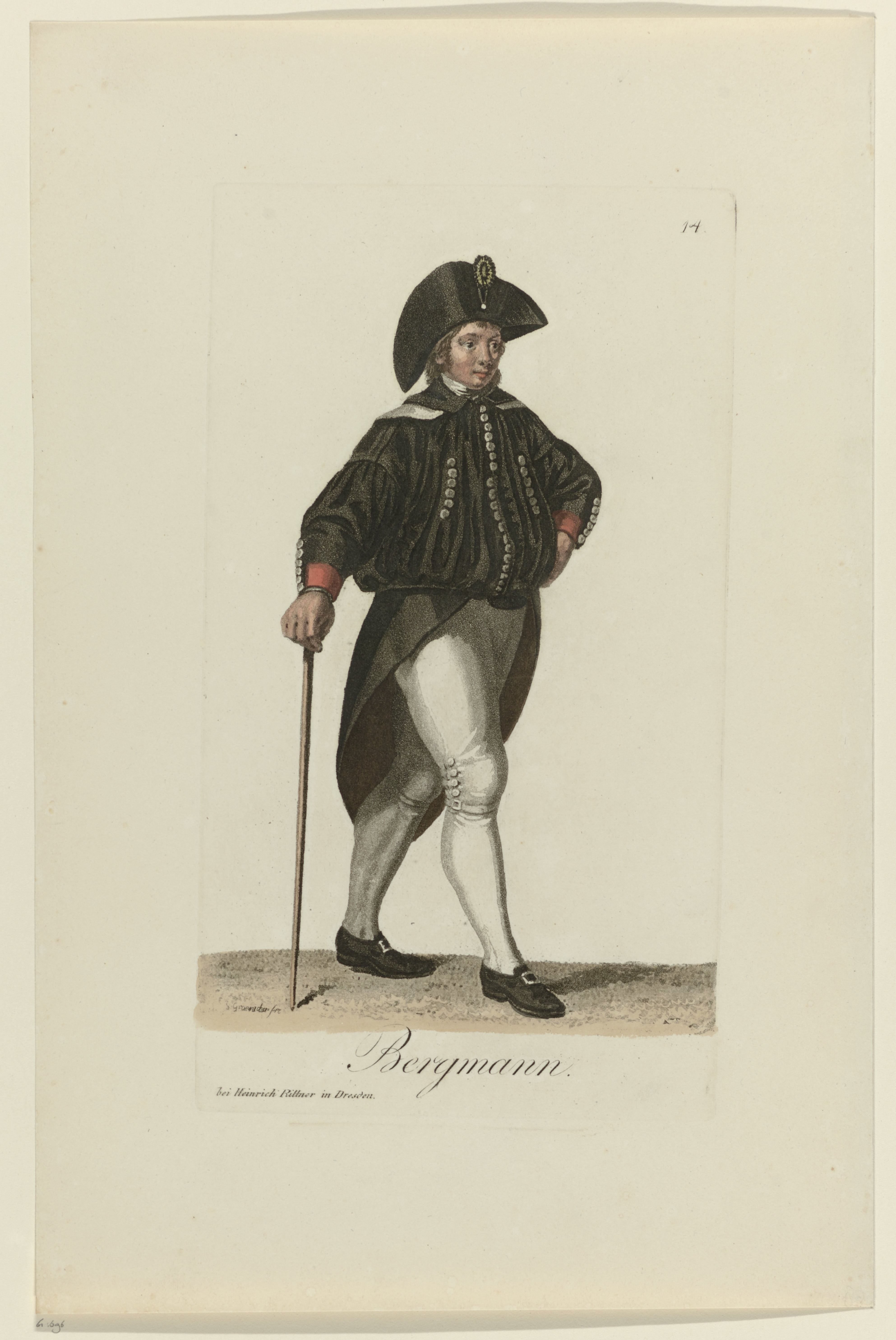 Kostuum van een mineur