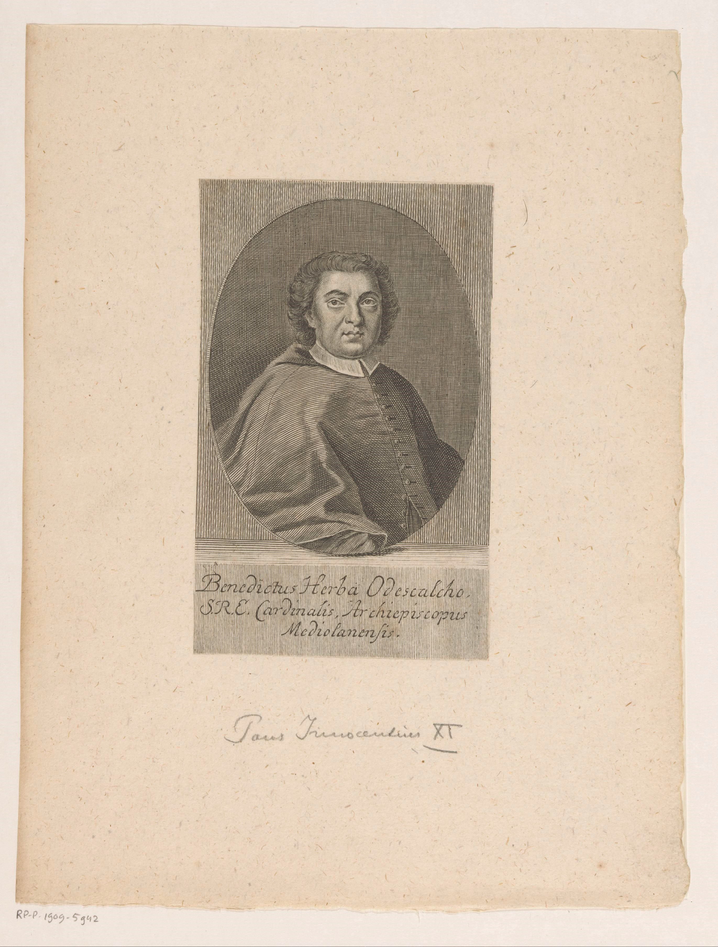Portret van Benedetto Erba-Odeschalchi