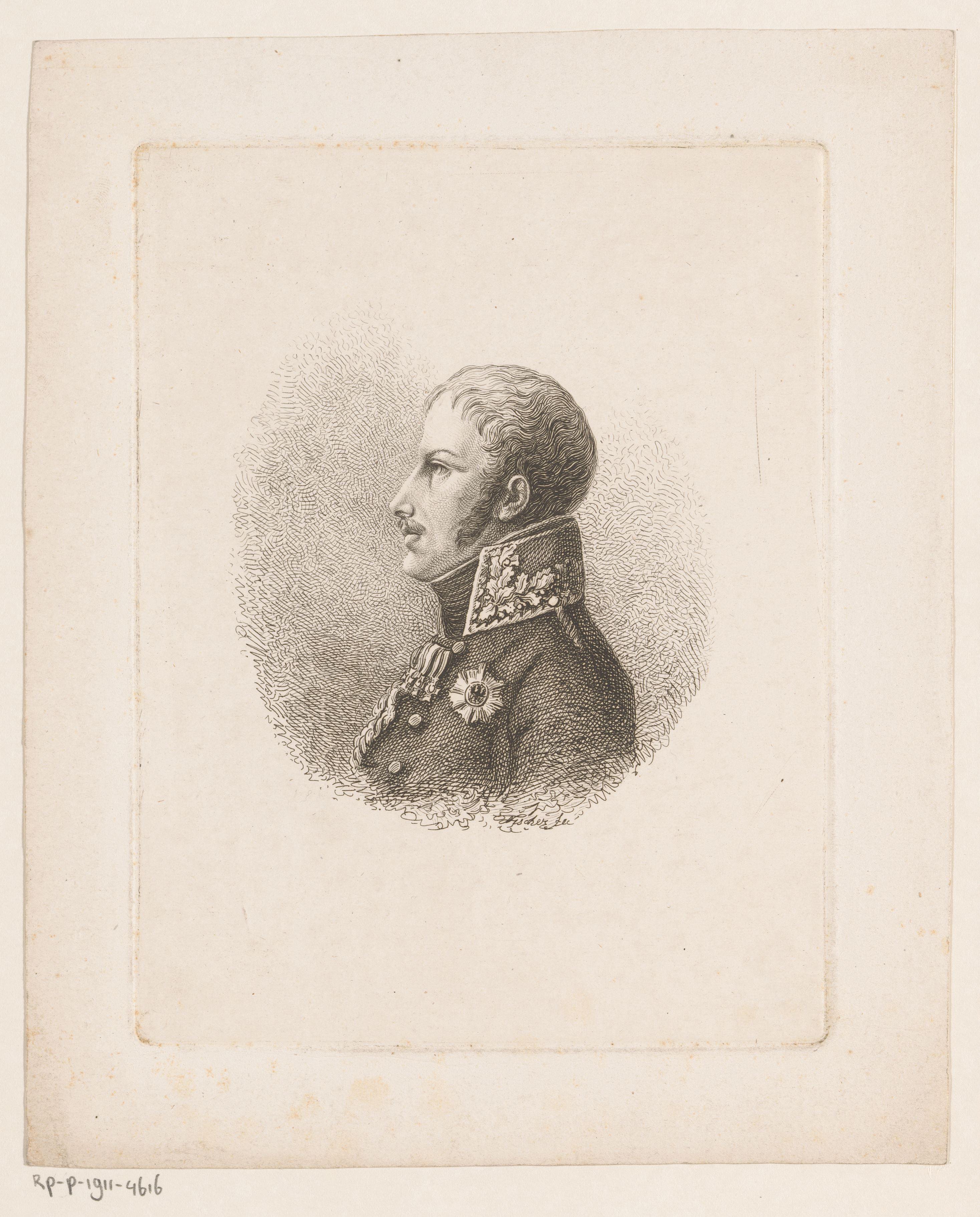 Portret van Friedrich Wilhelm III