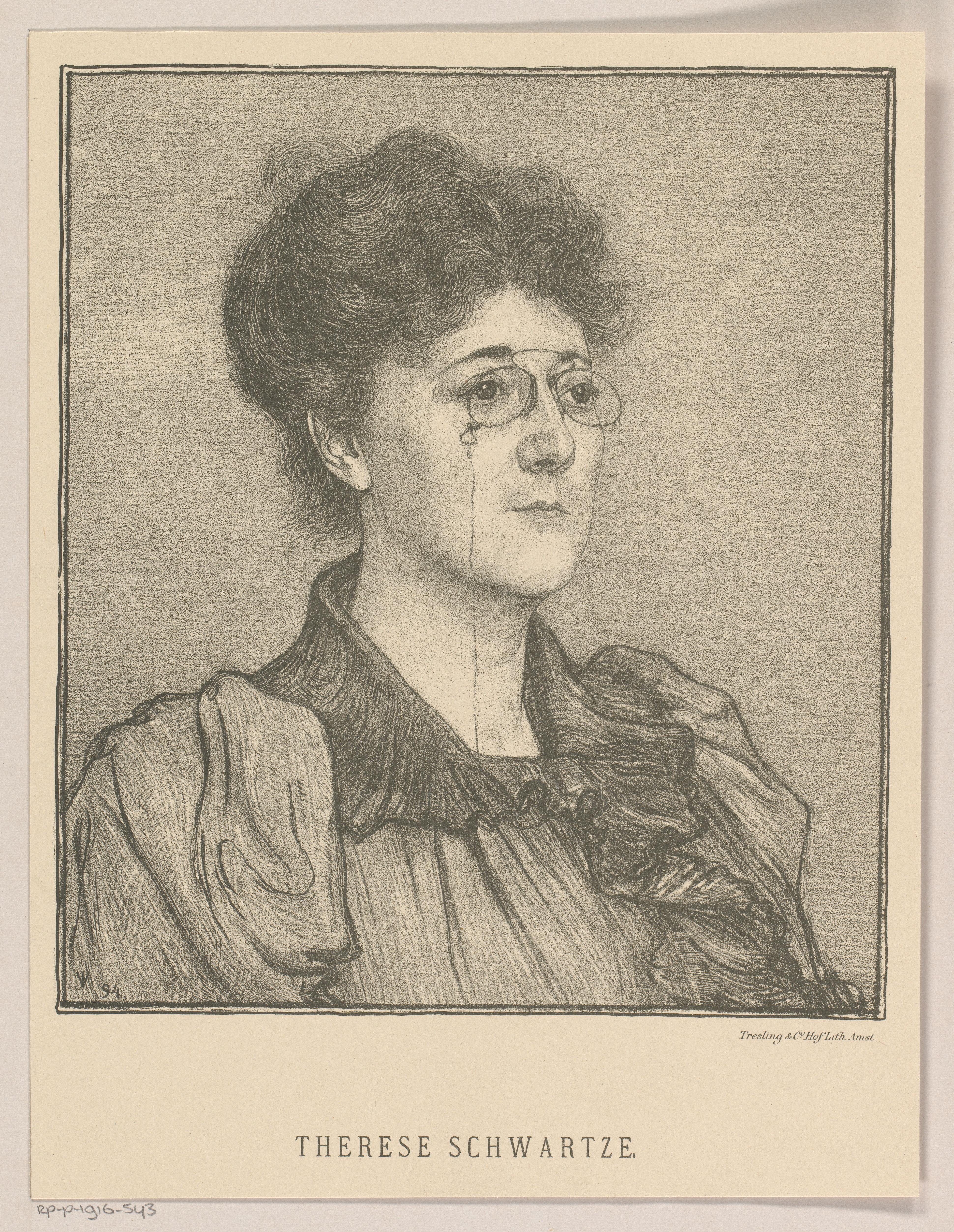 Portret van Thérèse Schwartze