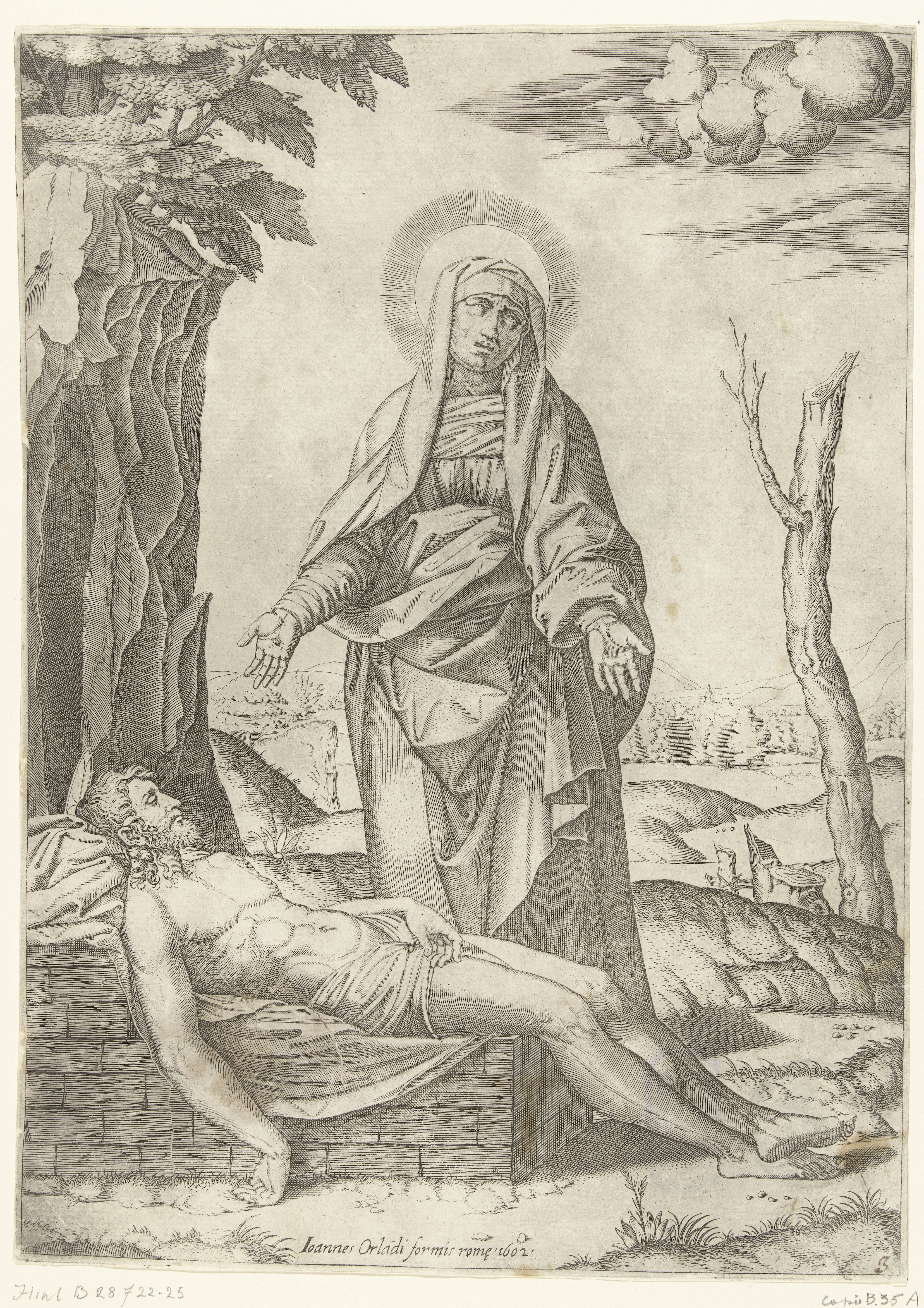 Bewening van dode Christus door Maria