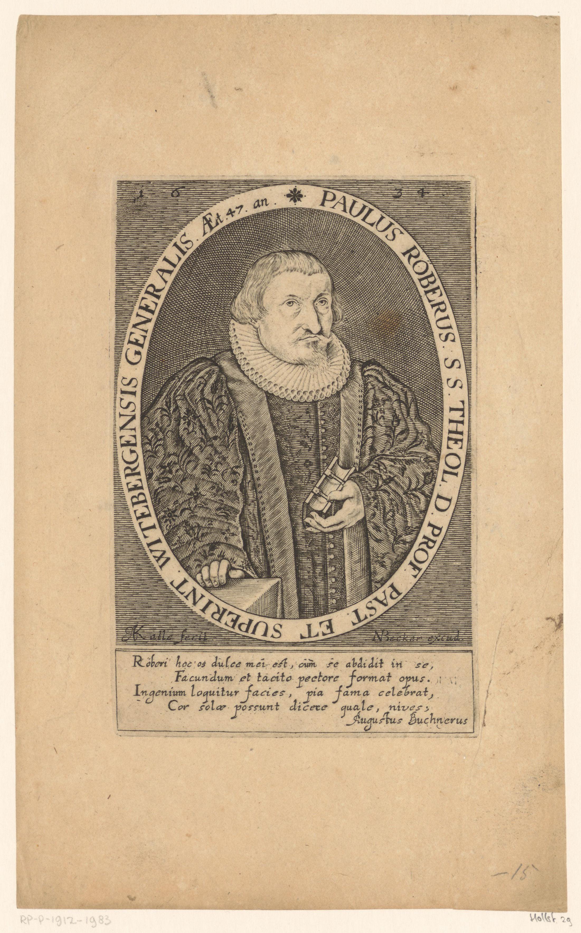 Portret van Paul Röber